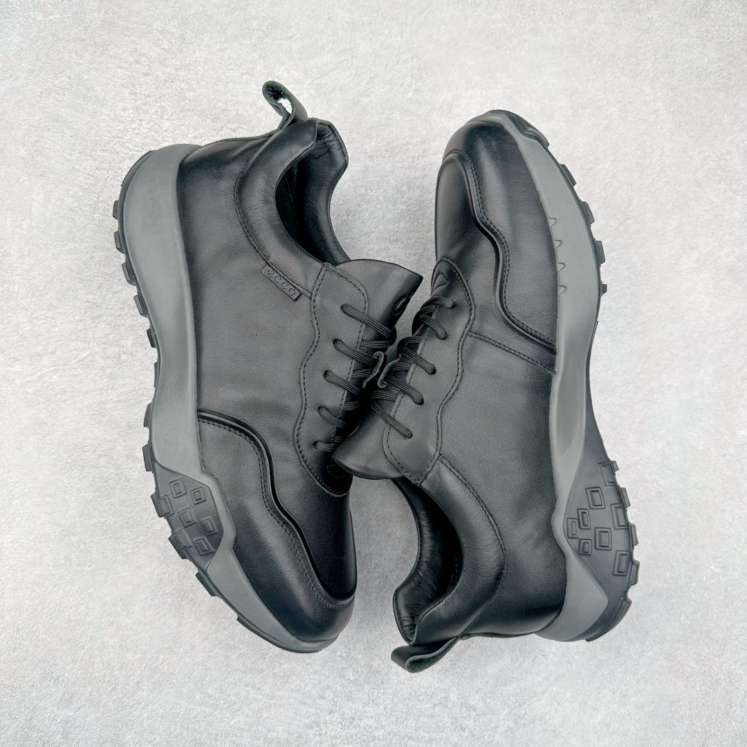 图片[3]-Ecco爱步男鞋新款运动鞋 跑鞋厚底增高老爹鞋 驱动系列全新款式 拼色拼接鞋面 时尚有型 牛皮与纺织品拼接 脚感舒适 出街有型 贴心套脚系带设计 舒适包裹双足 柔软细腻，亲肤透气 以摩托车粗犷胎纹为灵感 PU大底提供牵引性和支撑性 耐磨防滑提升稳定性 轻盈鞋底 舒适耐穿 户外出行 肆意洒脱 尺码：38 39 40 41 42 43 44（皮鞋码）-选品中心