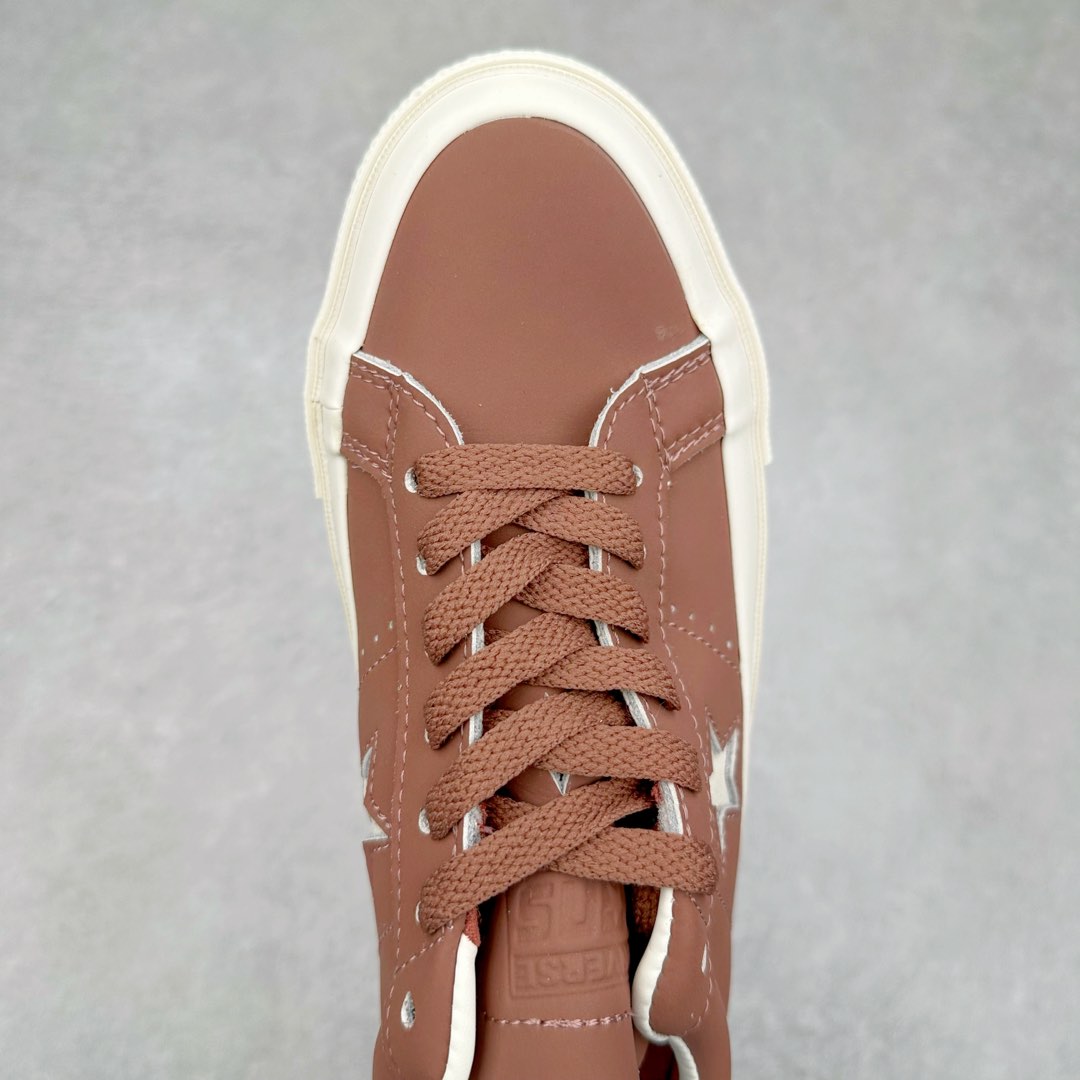 图片[4]-Converse One Star Pro 红棕 匡威木村一星复古休闲滑板鞋 经典鞋型提供舒适穿着感受 低调不浮夸 简约设计 时尚百搭 官网主推款 ins潮人时髦单品 货号：A03675C 尺码：35-44（36.5 37.5 39.5 41.5 42.5）-选品中心