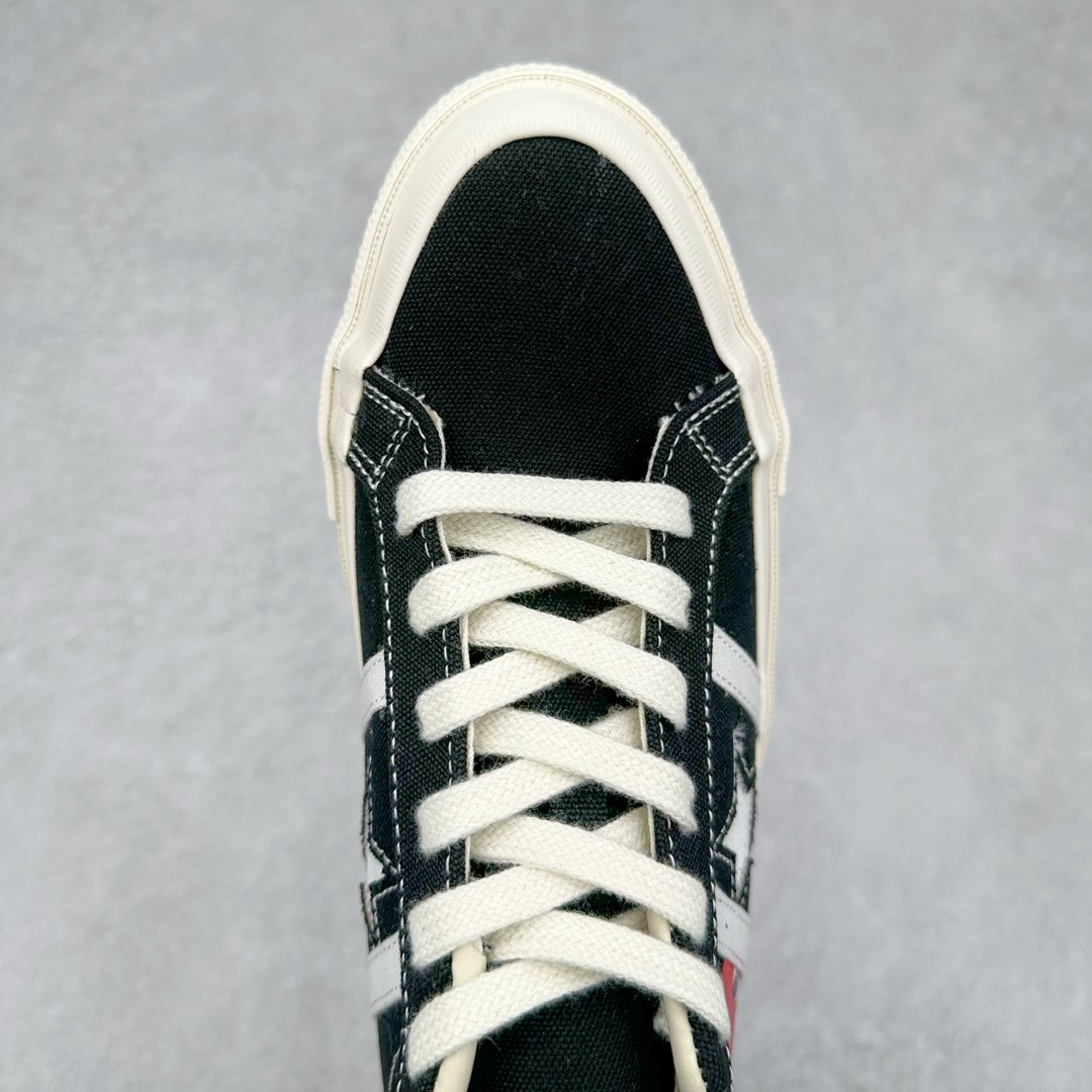 图片[4]-CDG x Converse One Star Academy Pro 川久保玲联名 黑白双杠一星联名复古休闲板鞋 匡威官方全新联名款 当经典“爱心眼”Logo巧妙融入One Star标志性的星标和双杠设计中 “心动”指数再次升级 搭载CX发泡鞋垫 真标硫化工艺 双层围条夹布防开胶工艺 内嵌EVA缓震鞋底装置 货号：A09870C 黑色 货号：A09878C 白色 尺码：35 36 36.5 37 37.5 38 39.5 40 41 41.5 42 42.5 43 44-选品中心
