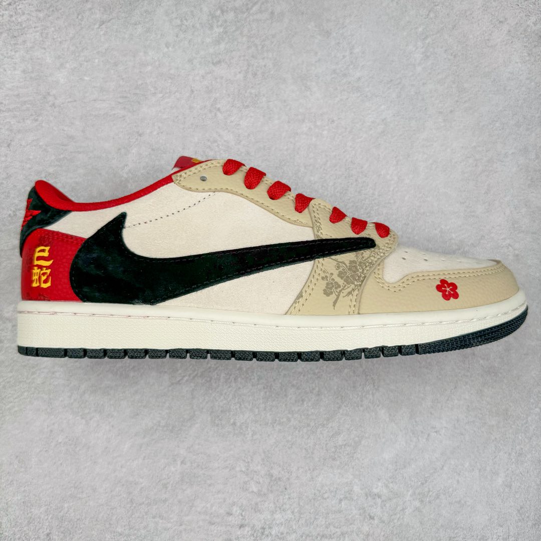 TS x Air Jordan AJ1 Low 倒钩低帮联名定制配色 DM7866-077 原厂内置气垫魔块 A模大底 头层小牛皮 鞋舌AJ原厂专用牛津布+AJ专用反口珍珠布+原厂无杂质高弹内里海棉+特殊封边弹力鞋带 尺码：36 36.5 37.5 38 38.5 39 40 40.5 41 42 42.5 43 44 44.5 45 46 47.5-选品中心