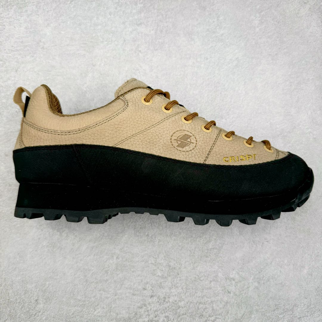 ＃HP CRISPI Monaco GTX 舒适 减震防滑防水透气 低帮登山徒步鞋 GORE-TEX防水构造、VIBRAM Megagrip大底，不管是穿梭于城市，还是行走在大自然户外，MONACO LOW GTX都无惧天气、场景的变化！内底稳定系统，动态支撑使用整个足部区域，舒不舒服，脚会告诉我们。或许永远没有完美，但“意大利制作”的理念、高质量材料的选用，是CRISPI对完美无止境的追求。尺码：35 36 36.5 37.5 38 38.5 39 40 40.5 41 42 42.5 43 44 44.5 45-选品中心