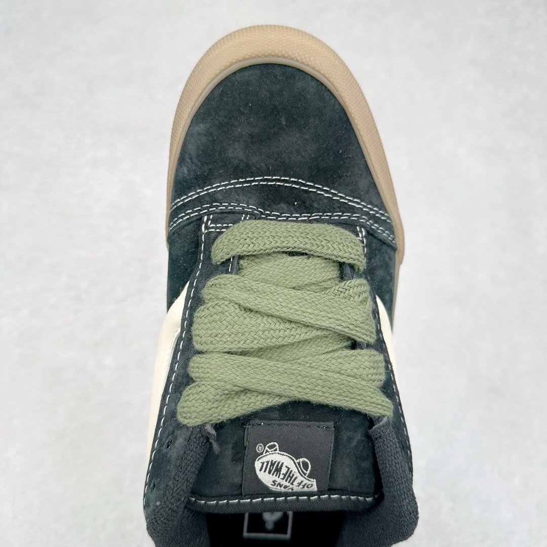 图片[4]-Vans Knu Skool 黑生胶 万斯低帮复古休闲胖胖面包鞋 肥胖版大LOGO原版全皮猪八面料 尺码：35 36 36.5 37 38 38.5 39 40 40.5 41 42 42.5 43 44 工艺：硫化1：1（重量1：1、真标、原钢印、材质标、鞋型标、合格证）-选品中心