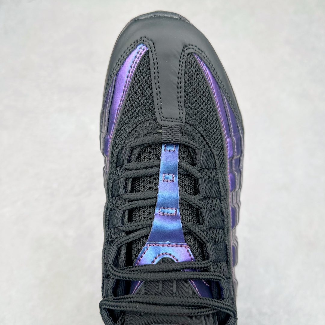 图片[4]-＃MX版 NK Air Max 95 复古减震气垫跑鞋 经典重温 538416-021 外单专供大厂出品 品质稳定 一百余色 终端操作 鞋款设计灵感源于人体构造 中底设计基于人体的脊柱构造 是整体设计的核心 尼龙孔眼代表了肋骨 而分层式面板和网眼象征着肌肉纤维和肉体组织 Air Max 95采用了两个独立的吹塑成型的Air-Sole单元 并首次在前掌使用可视化气垫设计 Swoosh logo夜当作一个 点符号放在了鞋子的后帮位置 20年的发展让 AIR MAX 95有了不同的故事 20年后再度面向世人的时候 焕然一新的面貌 让人有了另外一种清新脱俗的感觉 尺码：39 40 40.5 41 42 42.5 43 44 44.5 45 46 47.5 48-选品中心