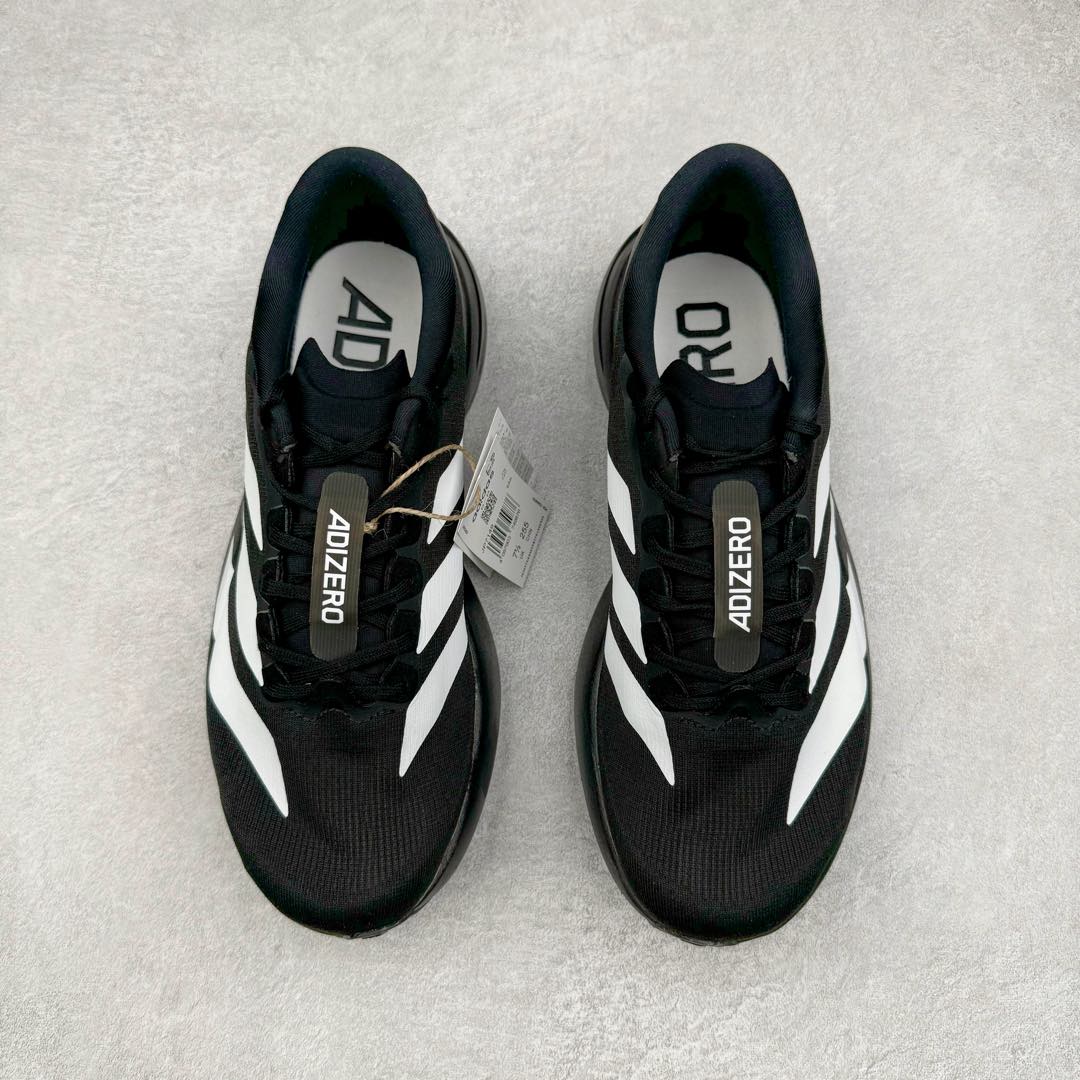 图片[2]-＃纯原 AD Adizero Eva SL M 零度进化版系列低帮轻便透气竞速休闲运动慢跑鞋 JP7149 相信大家对去年 adidas 横空出世的「顶级超跑」adiZero Adios Pro EVO 1 记忆犹新！不仅登顶阿迪史上最轻跑鞋宝座，更在接下来的全球马拉松赛事中，持续书写着惊人成绩，被网友戏称新一代「阿迪神鞋」全网刷屏！极简设计语言与强烈速度感和存在感的鞋侧三线，让人过目不忘，特别种草！其中定位于中长跑训练的 adidas Adizero Evo SL，整体外观造型与 adiZero Adios Pro EVO 1 非常相似。中底配置方面搭载全掌 Lightstrike Pro，鞋面采用透气网面示人，契合日常训练鞋的定位，更加耐用。外底给到了马牌橡胶，及类似上代竞速旗舰 adidas Adizero Adios Pro 3 区域分布。整体看下来无论是外观的鲜明辨识度，还是配置的扎实程度都很顶。尺码：36 36⅔ 37⅓ 38 38⅔ 39⅓ 40 40⅔ 41⅓ 42 42⅔ 43⅓ 44 45-选品中心