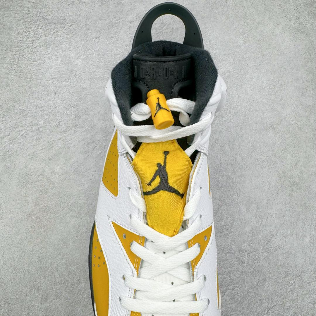图片[5]-＃DGC裁片福利 Air Jordan AJ6 Retro 白黄 CT8529-170 之前5XX的东西 原楦原纸板开发 采购原厂皮料 原厂定型 后跟完美效果 到手可放心比对发售原鞋 上脚百分百充当正品驾驭 真正原装公司级完美鞋型 一切细节实拍所见所得 纸板中底、钢印 完美版型 一应俱全外贸专供 发国外寄售可稳妥充正操作 尺码对应库存‼️-选品中心