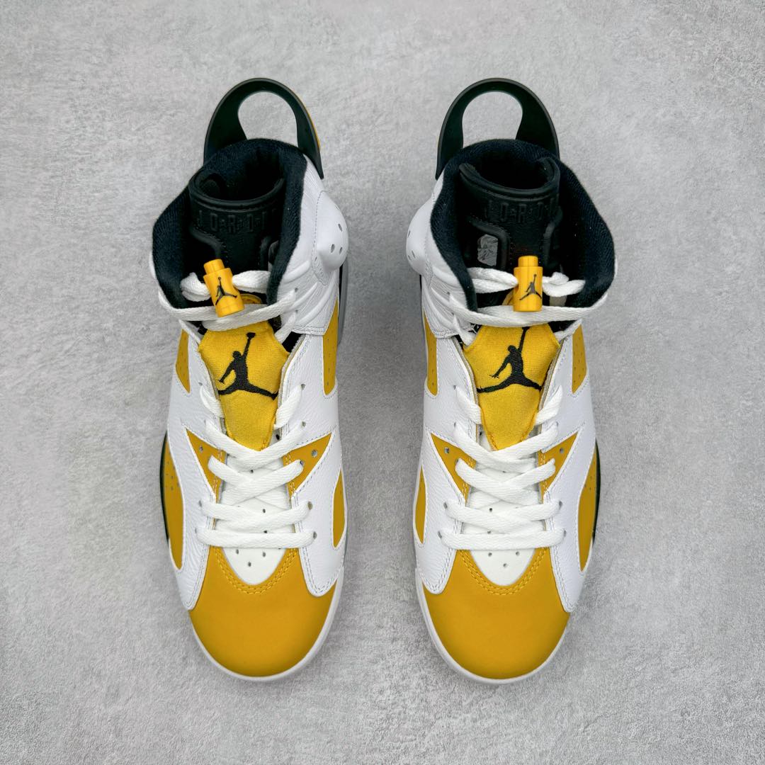 图片[2]-＃DGC裁片福利 Air Jordan AJ6 Retro 白黄 CT8529-170 之前5XX的东西 原楦原纸板开发 采购原厂皮料 原厂定型 后跟完美效果 到手可放心比对发售原鞋 上脚百分百充当正品驾驭 真正原装公司级完美鞋型 一切细节实拍所见所得 纸板中底、钢印 完美版型 一应俱全外贸专供 发国外寄售可稳妥充正操作 尺码对应库存‼️-选品中心