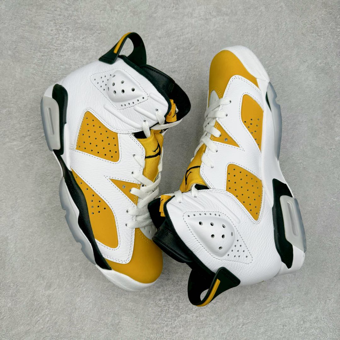 图片[3]-＃DGC裁片福利 Air Jordan AJ6 Retro 白黄 CT8529-170 之前5XX的东西 原楦原纸板开发 采购原厂皮料 原厂定型 后跟完美效果 到手可放心比对发售原鞋 上脚百分百充当正品驾驭 真正原装公司级完美鞋型 一切细节实拍所见所得 纸板中底、钢印 完美版型 一应俱全外贸专供 发国外寄售可稳妥充正操作 尺码对应库存‼️-选品中心