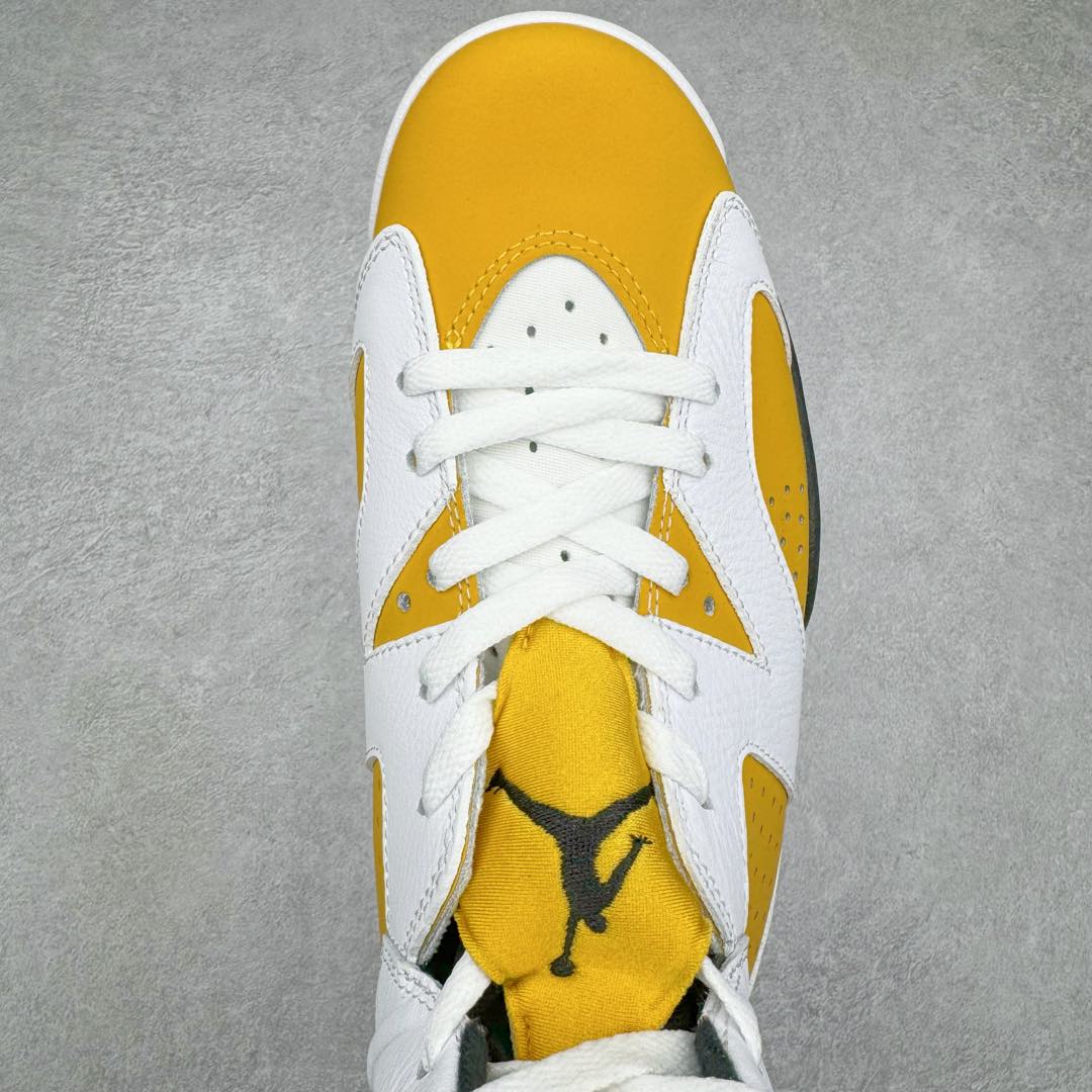 图片[4]-＃DGC裁片福利 Air Jordan AJ6 Retro 白黄 CT8529-170 之前5XX的东西 原楦原纸板开发 采购原厂皮料 原厂定型 后跟完美效果 到手可放心比对发售原鞋 上脚百分百充当正品驾驭 真正原装公司级完美鞋型 一切细节实拍所见所得 纸板中底、钢印 完美版型 一应俱全外贸专供 发国外寄售可稳妥充正操作 尺码对应库存‼️-选品中心