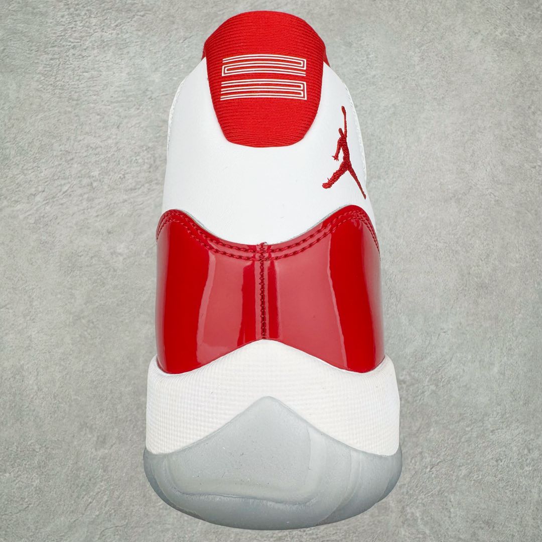 图片[8]-＃DGC裁片福利 Air Jordan AJ11 \\\”Cherry\\\” 樱桃白红 CT8012-116 原楦原档案数据开模打造 原厂中底拉帮钢印 原厂漆皮 防冻不开裂 头层皮料 原装鞋撑 水晶大底正确色度色泽 原楦原数据刺绣 原厂车缝走线及对位 毫厘不差 飞人logo采用原数据电脑刺绣 原装正品碳纤维真实碳板 增强抗扭 原内标 原盒标 正确官方原盒 原厂防氧化水晶外底 原厂配套厂全掌solo气垫 尺码对应库存明细‼️-选品中心