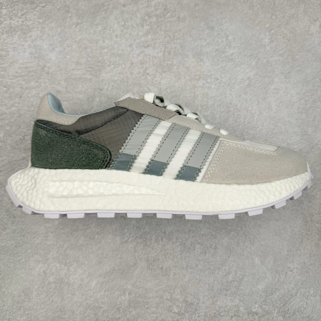 图片[2]-AD Originals Retropy Boost E5系列复古赛车原型一代系列爆米花缓震休闲运动慢跑鞋 复古风格鞋款作为如今的流行趋势之一深受欢迎，正是因此，将品牌历史经典设计与现代材料和技术相融合成为了Originals的创作思路，重新带来那些经典作品并赋予新诠释，使其跨越历史，成为时代标签。通过重新组合品牌历史经典与当代创新技术 Originals推出Retropy E5新鞋款 在延续复古韵味的同时，设计上做出更适应于现代化审美的调整。鞋面采用尼龙材质和绒面革结合打造，搭配BOOST材质中底提供舒适的日常穿着体验。尺码：36 36⅔ 37⅓ 38 38⅔ 39⅓ 40 40⅔ 41⅓ 42 42⅔ 43⅓ 44 45-选品中心