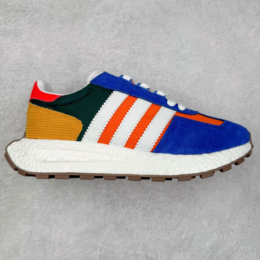 图片[4]-AD Originals Retropy Boost E5系列复古赛车原型一代系列爆米花缓震休闲运动慢跑鞋 复古风格鞋款作为如今的流行趋势之一深受欢迎，正是因此，将品牌历史经典设计与现代材料和技术相融合成为了Originals的创作思路，重新带来那些经典作品并赋予新诠释，使其跨越历史，成为时代标签。通过重新组合品牌历史经典与当代创新技术 Originals推出Retropy E5新鞋款 在延续复古韵味的同时，设计上做出更适应于现代化审美的调整。鞋面采用尼龙材质和绒面革结合打造，搭配BOOST材质中底提供舒适的日常穿着体验。尺码：36 36⅔ 37⅓ 38 38⅔ 39⅓ 40 40⅔ 41⅓ 42 42⅔ 43⅓ 44 45-选品中心