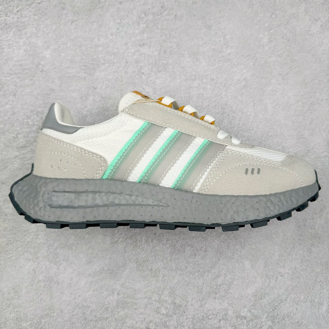 图片[8]-AD Originals Retropy Boost E5系列复古赛车原型一代系列爆米花缓震休闲运动慢跑鞋 复古风格鞋款作为如今的流行趋势之一深受欢迎，正是因此，将品牌历史经典设计与现代材料和技术相融合成为了Originals的创作思路，重新带来那些经典作品并赋予新诠释，使其跨越历史，成为时代标签。通过重新组合品牌历史经典与当代创新技术 Originals推出Retropy E5新鞋款 在延续复古韵味的同时，设计上做出更适应于现代化审美的调整。鞋面采用尼龙材质和绒面革结合打造，搭配BOOST材质中底提供舒适的日常穿着体验。尺码：36 36⅔ 37⅓ 38 38⅔ 39⅓ 40 40⅔ 41⅓ 42 42⅔ 43⅓ 44 45-选品中心