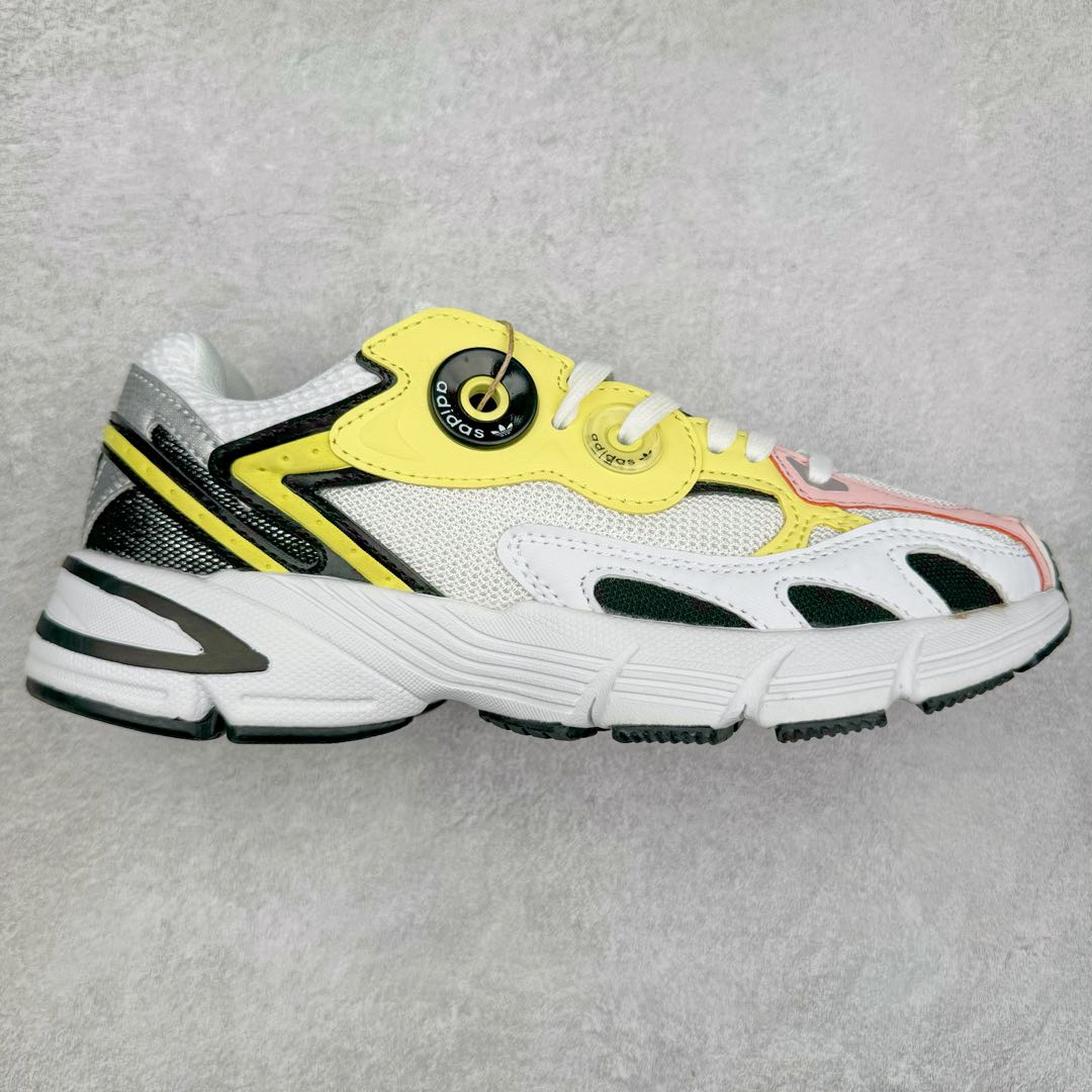 图片[7]-AD Original Astir 耐磨复古运动休闲鞋 鞋款灵感来自2000年代的跑步款式 鞋面和超大号孔眼进行更新复古色系搭配经典蓝白色 金色线条贯穿鞋身 增强鞋整体的流线感拼接设计 整体更显得有层次感，更有老爹鞋的味道网面透气设计 夏日出门也不会感到闷脚既舒适又透气带点稍微厚底的中底特殊材料 上脚偏软非常显高显瘦 休闲运动都可以搭配 尺码：35.5 36 36.5 37.5 38 38.5 39 40 40.5 41 42 42.5 43 44 44.5 45-选品中心