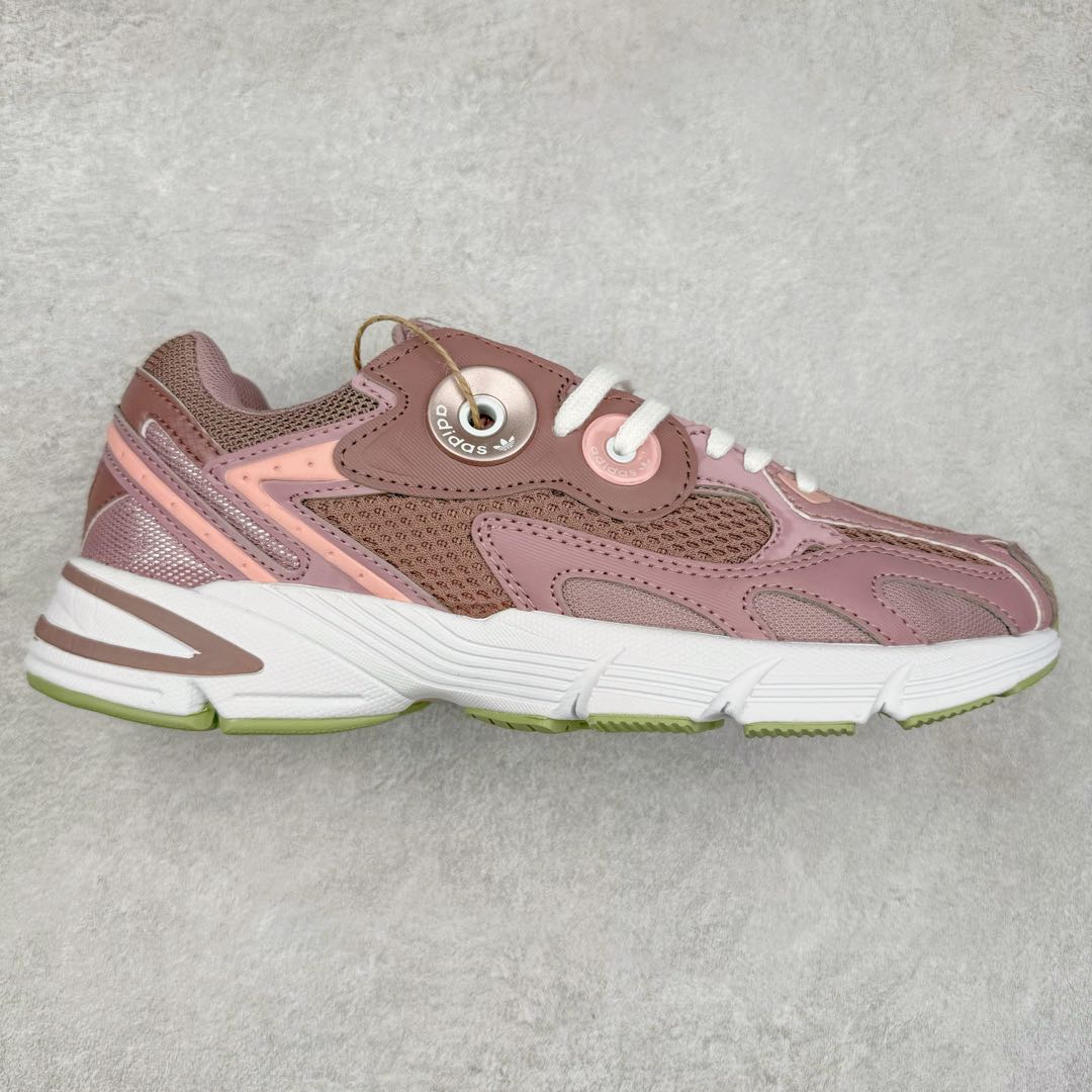 图片[5]-AD Original Astir 耐磨复古运动休闲鞋 鞋款灵感来自2000年代的跑步款式 鞋面和超大号孔眼进行更新复古色系搭配经典蓝白色 金色线条贯穿鞋身 增强鞋整体的流线感拼接设计 整体更显得有层次感，更有老爹鞋的味道网面透气设计 夏日出门也不会感到闷脚既舒适又透气带点稍微厚底的中底特殊材料 上脚偏软非常显高显瘦 休闲运动都可以搭配 尺码：35.5 36 36.5 37.5 38 38.5 39 40 40.5 41 42 42.5 43 44 44.5 45-选品中心