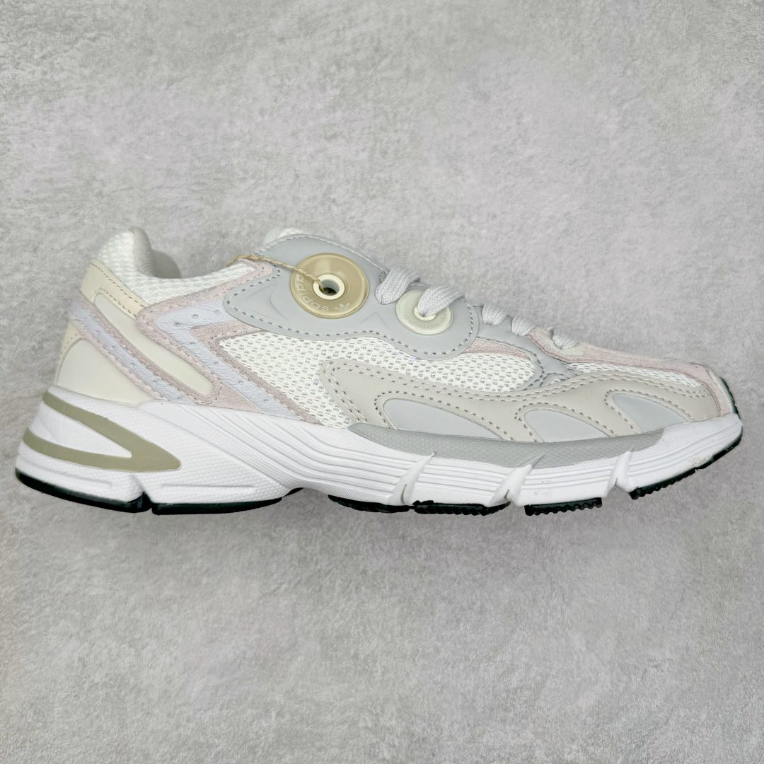 图片[3]-AD Original Astir 耐磨复古运动休闲鞋 鞋款灵感来自2000年代的跑步款式 鞋面和超大号孔眼进行更新复古色系搭配经典蓝白色 金色线条贯穿鞋身 增强鞋整体的流线感拼接设计 整体更显得有层次感，更有老爹鞋的味道网面透气设计 夏日出门也不会感到闷脚既舒适又透气带点稍微厚底的中底特殊材料 上脚偏软非常显高显瘦 休闲运动都可以搭配 尺码：35.5 36 36.5 37.5 38 38.5 39 40 40.5 41 42 42.5 43 44 44.5 45-选品中心