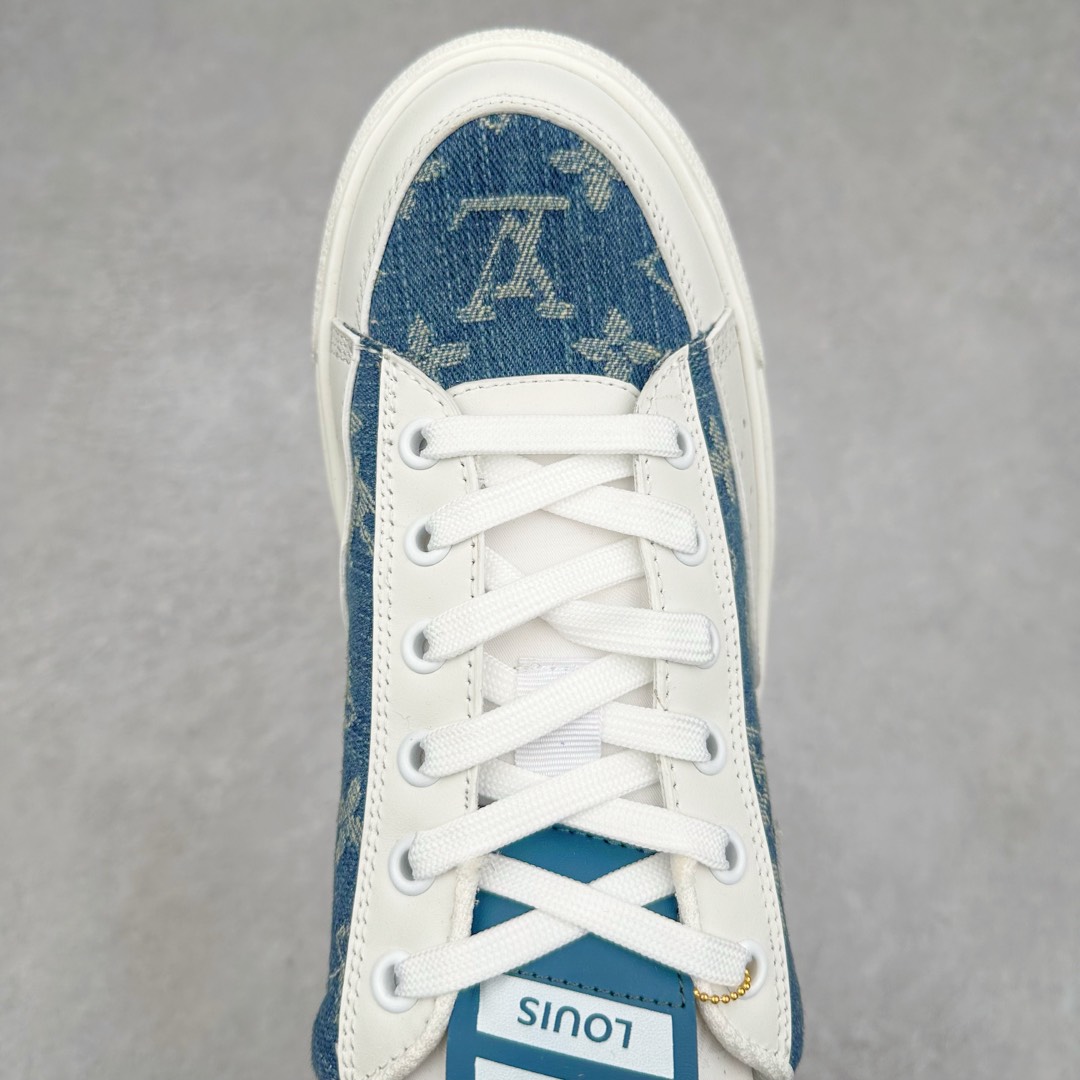 图片[4]-Louis Vuitton 路易威登 lv Time Out 低帮时尚运动板鞋 为舒软小牛皮革压印金属质感 Monogram 图案 再令 Louis 和vuitton 装饰点缀鞋带 与卢勒克斯金属线共同 释放莹泽光芒 搭配后部 Monogram帆布饰边和加厚胎面橡胶外底 鞋面胎牛皮和进口PVC制裁而成 高密度进口电脑车线工艺、经典LOGO跟PVC完美结合 原版大底开模 内里采用进口羊皮 超软皮内里+鞋垫 最新LV/路易威登 杨幂 关晓彤 官方等多明星网红同款 快手抖音等多平台热推 尺码：35 36 37 38 39 40 41 42 43 44-选品中心
