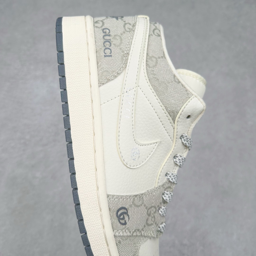 图片[6]-Air Jordan AJ1 Low 低帮定制 DM5688-101 原厂内置气垫魔块 A模大底 头层小牛皮 鞋舌AJ原厂专用牛津布+AJ专用反口珍珠布+原厂无杂质高弹内里海棉+特殊封边弹力鞋带 尺码：36 36.5 37.5 38 38.5 39 40 40.5 41 42 42.5 43 44 44.5 45 46 47.5-选品中心