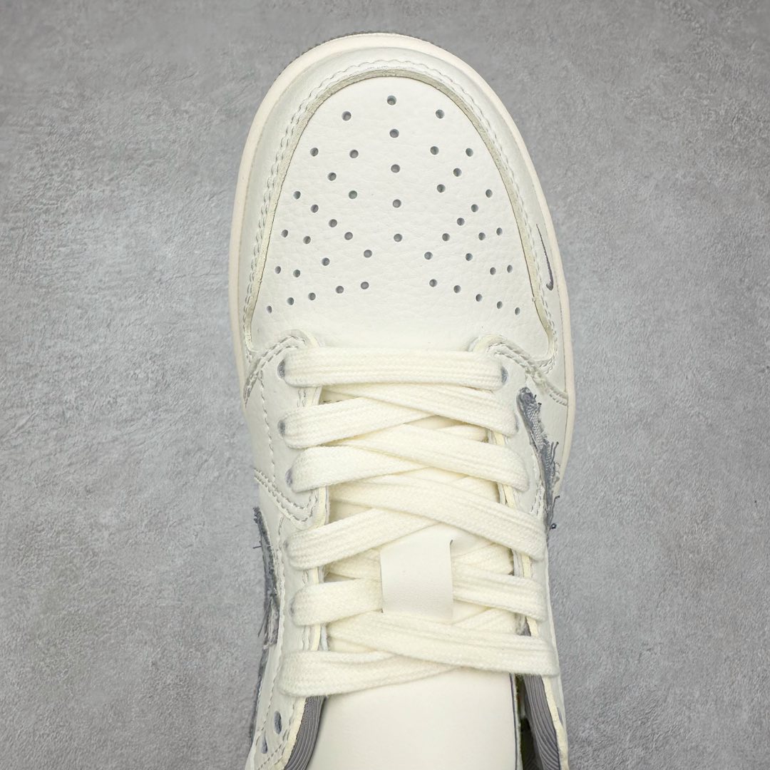 图片[4]-TS x Air Jordan AJ1 Low 倒钩低帮联名定制配色 DM6688-603 原厂内置气垫魔块 A模大底 头层小牛皮 鞋舌AJ原厂专用牛津布+AJ专用反口珍珠布+原厂无杂质高弹内里海棉+特殊封边弹力鞋带 尺码：36 36.5 37.5 38 38.5 39 40 40.5 41 42 42.5 43 44 44.5 45 46 47.5-选品中心