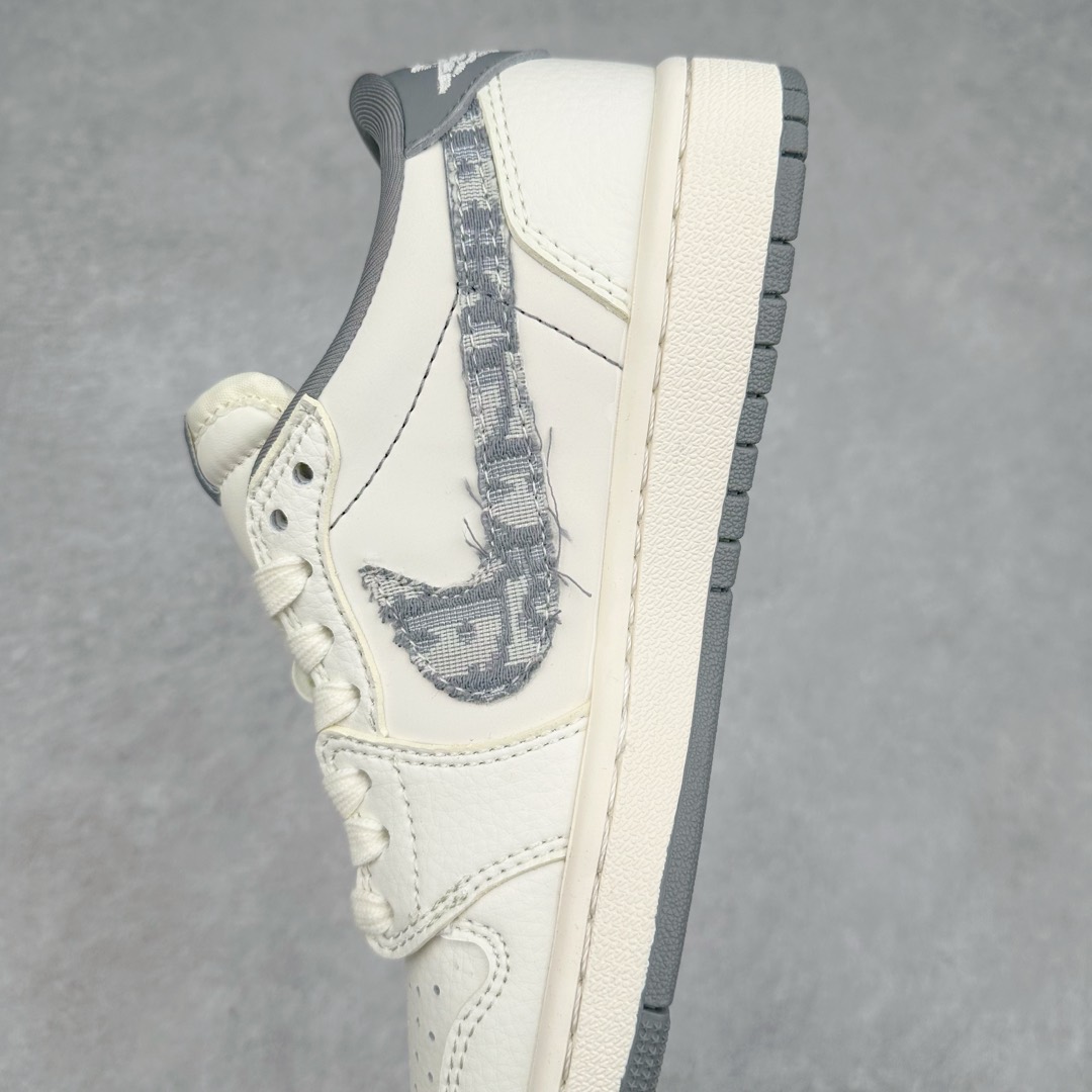 图片[7]-TS x Air Jordan AJ1 Low 倒钩低帮联名定制配色 DM6688-603 原厂内置气垫魔块 A模大底 头层小牛皮 鞋舌AJ原厂专用牛津布+AJ专用反口珍珠布+原厂无杂质高弹内里海棉+特殊封边弹力鞋带 尺码：36 36.5 37.5 38 38.5 39 40 40.5 41 42 42.5 43 44 44.5 45 46 47.5-选品中心