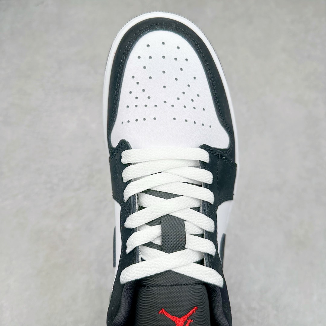 图片[4]-＃K版 Air Jordan AJ1 Low 低帮 黑白 HF3148-106 全新流水线出品 DT版本唯一平替选择 市场第二梯队最强版 全部原鞋开发 原楦原纸板开发 全鞋电脑针车 原厂内置全掌气垫 原盒内在原标 唯一Zp原版鞋带绑法 免检产品 全新2022版型 全头层皮料 完美零毛边处理 原厂配置全掌气垫 价格定位良心 几十个配色陆续出货 尺码：36 36.5 37.5 38 38.5 39 40 40.5 41 42 42.5 43 44 44.5 45 46 47.5-选品中心