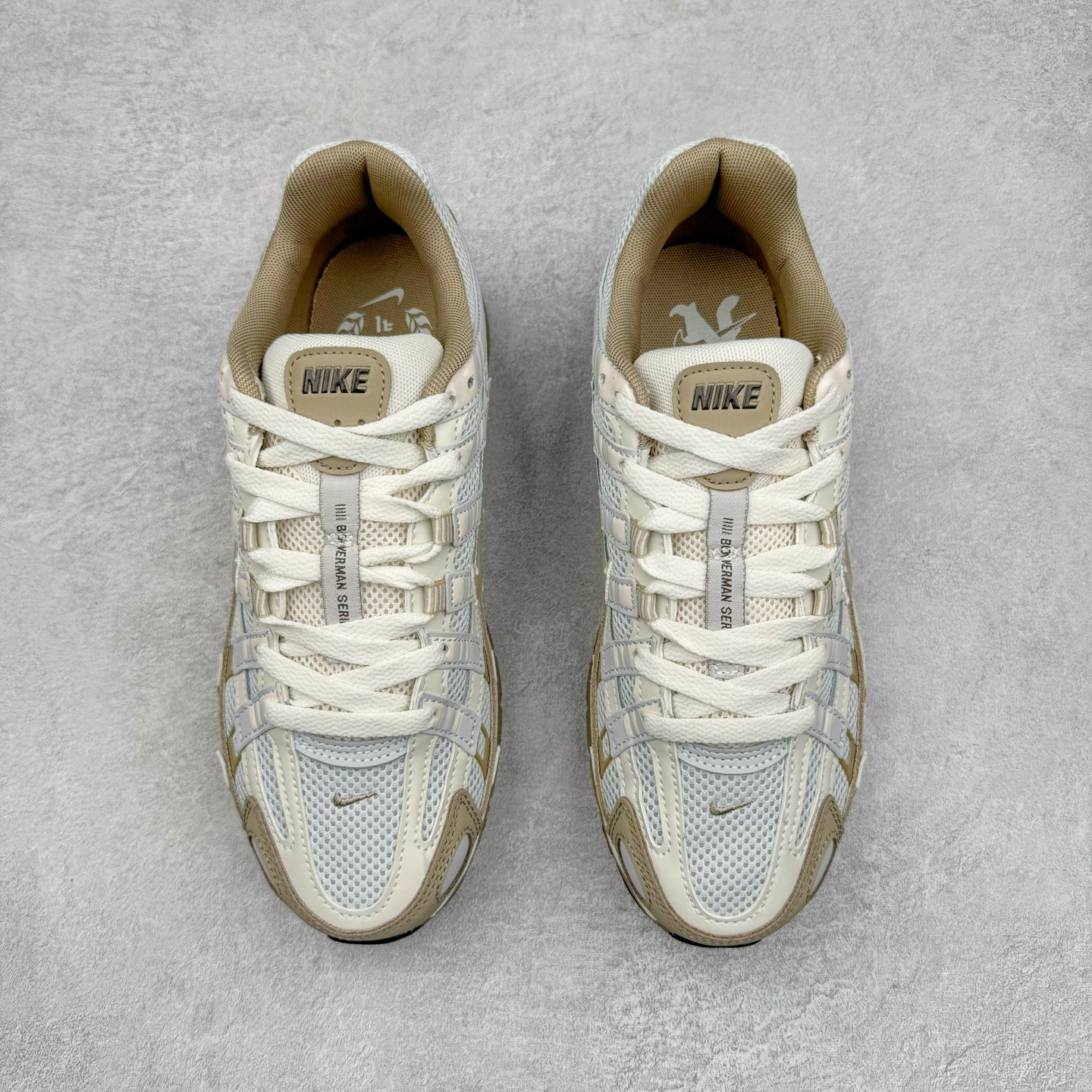 图片[2]-NK P-6000 系列低帮复古老爹风休闲运动舒适慢跑鞋 购入原鞋原装纸板楦头开发 独家私模四层组合大底 市场唯一正确版本 良心定价 新配色陆续出货 进口三文治网面 融合 Pegasus 过往运动鞋设计 助力 21 世纪早期跑步运动跃升时尚新高度 采用透气网眼布、运动风格线条和耐穿覆面 兼具吸睛外观和舒适感受 中底泡绵以田径赛道为灵感 打造厚实设计 缔造出众缓震性能 尺码：36 36.5 37.5 38 38.5 39 40 40.5 41 42 42.5 43 44 44.5 45-选品中心