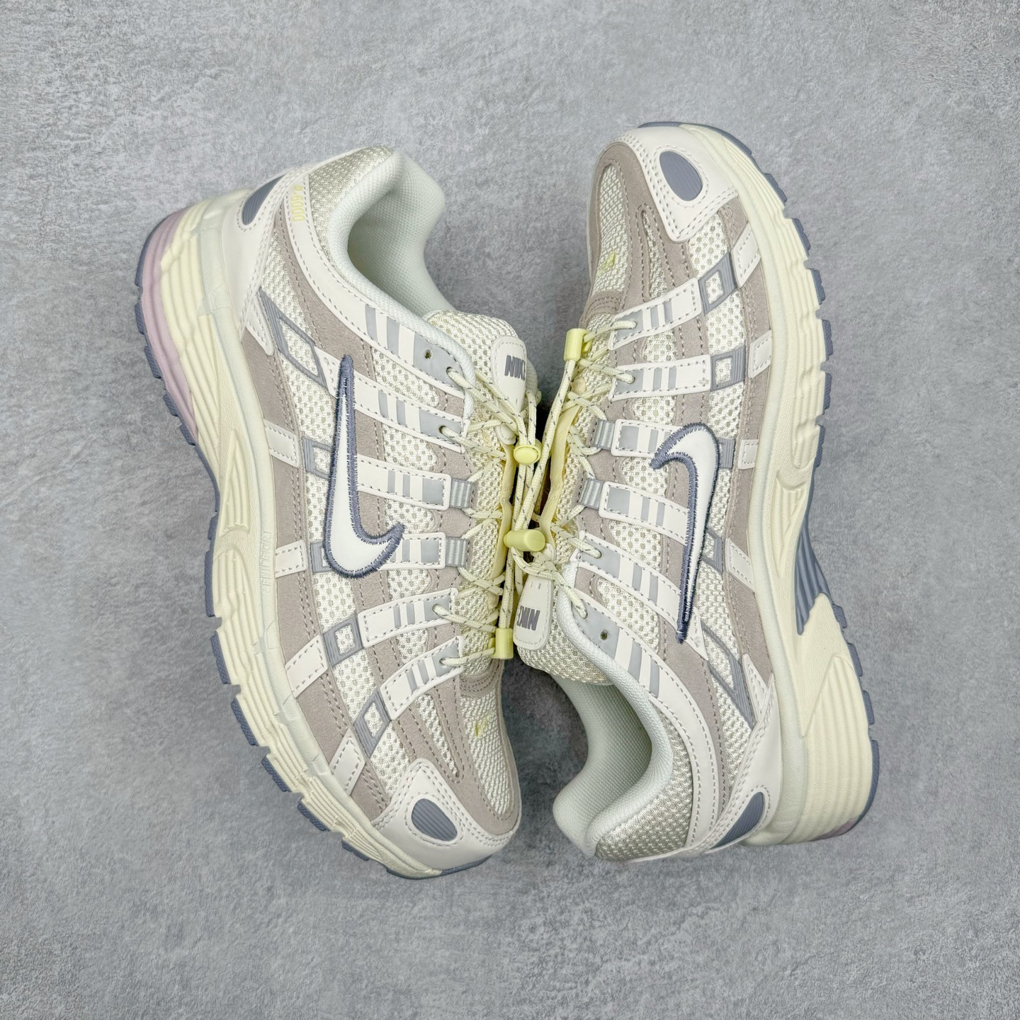 图片[3]-NK P-6000 系列低帮复古老爹风休闲运动舒适慢跑鞋 购入原鞋原装纸板楦头开发 独家私模四层组合大底 市场唯一正确版本 良心定价 新配色陆续出货 进口三文治网面 融合 Pegasus 过往运动鞋设计 助力 21 世纪早期跑步运动跃升时尚新高度 采用透气网眼布、运动风格线条和耐穿覆面 兼具吸睛外观和舒适感受 中底泡绵以田径赛道为灵感 打造厚实设计 缔造出众缓震性能 尺码：36 36.5 37.5 38 38.5 39 40 40.5 41 42 42.5 43 44 44.5 45-选品中心