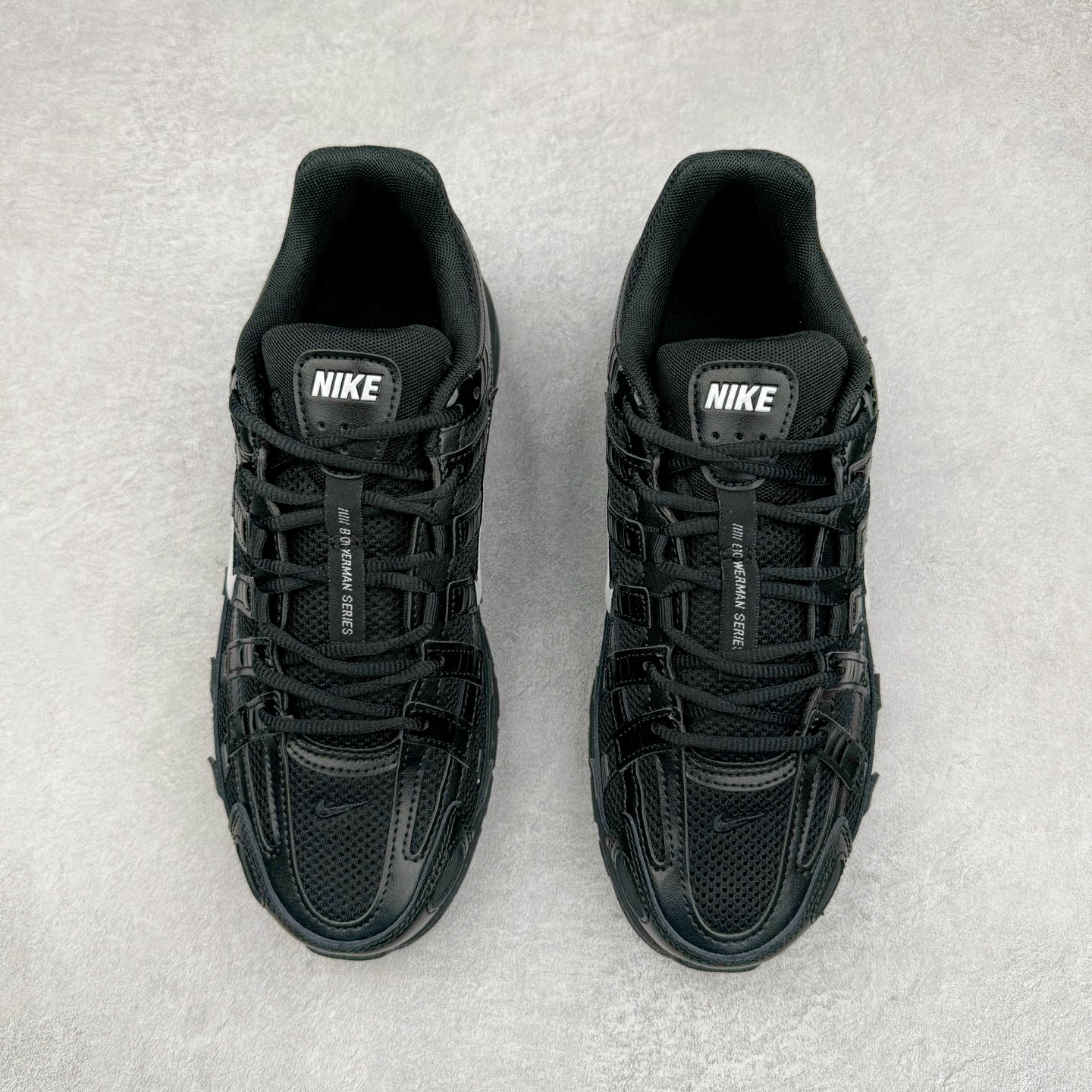 图片[2]-NK P-6000 系列低帮复古老爹风休闲运动舒适慢跑鞋 购入原鞋原装纸板楦头开发 独家私模四层组合大底 市场唯一正确版本 良心定价 新配色陆续出货 进口三文治网面 融合 Pegasus 过往运动鞋设计 助力 21 世纪早期跑步运动跃升时尚新高度 采用透气网眼布、运动风格线条和耐穿覆面 兼具吸睛外观和舒适感受 中底泡绵以田径赛道为灵感 打造厚实设计 缔造出众缓震性能 尺码：36 36.5 37.5 38 38.5 39 40 40.5 41 42 42.5 43 44 44.5 45-选品中心