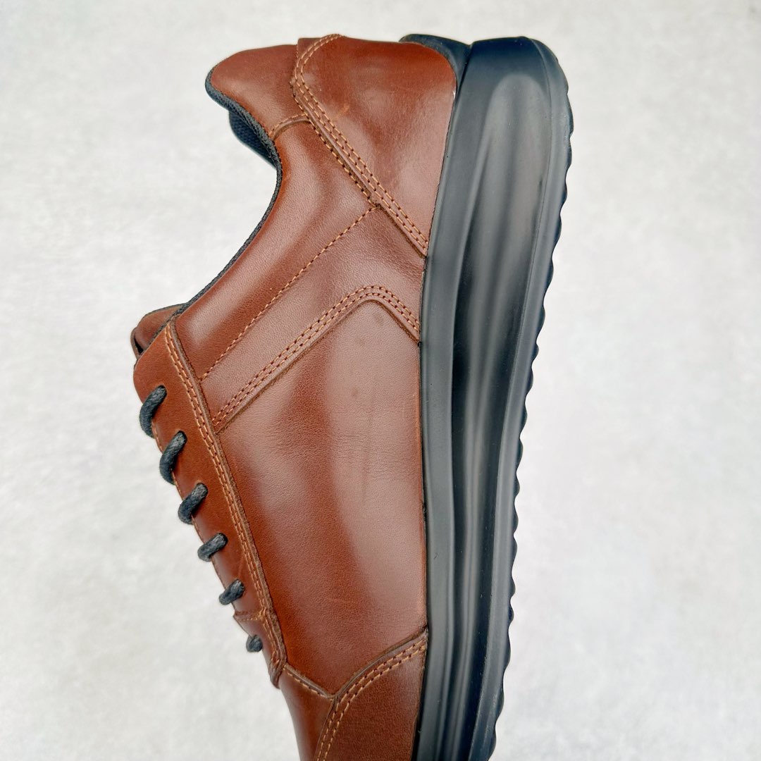 图片[7]-Ecco爱步男鞋新款运动鞋 跑鞋厚底增高老爹鞋 驱动系列全新款式 拼色拼接鞋面 时尚有型 牛皮与纺织品拼接 脚感舒适 出街有型 贴心套脚系带设计 舒适包裹双足 柔软细腻，亲肤透气 以摩托车粗犷胎纹为灵感 PU大底提供牵引性和支撑性 耐磨防滑提升稳定性 轻盈鞋底 舒适耐穿 户外出行 肆意洒脱 尺码：38 39 40 41 42 43 44（皮鞋码）-选品中心