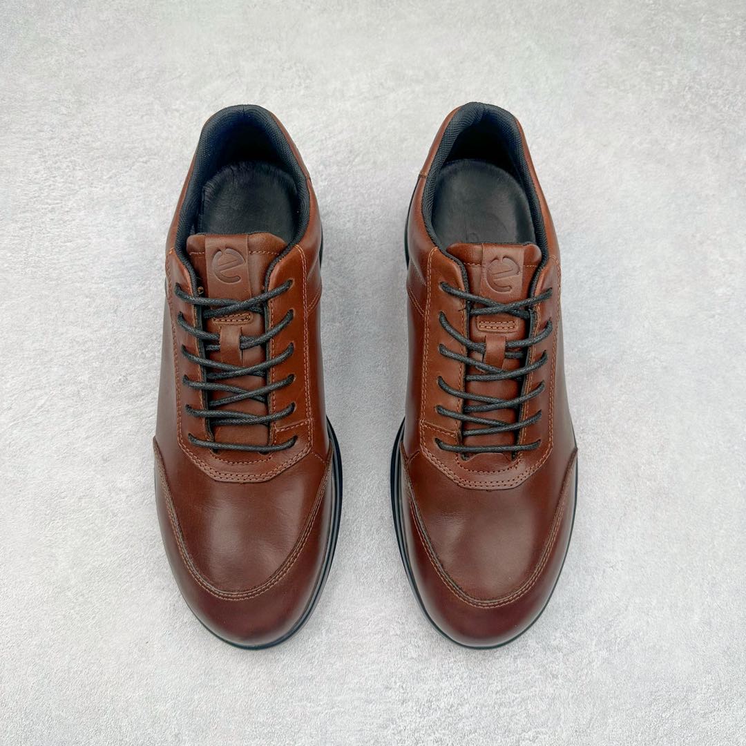 图片[2]-Ecco爱步男鞋新款运动鞋 跑鞋厚底增高老爹鞋 驱动系列全新款式 拼色拼接鞋面 时尚有型 牛皮与纺织品拼接 脚感舒适 出街有型 贴心套脚系带设计 舒适包裹双足 柔软细腻，亲肤透气 以摩托车粗犷胎纹为灵感 PU大底提供牵引性和支撑性 耐磨防滑提升稳定性 轻盈鞋底 舒适耐穿 户外出行 肆意洒脱 尺码：38 39 40 41 42 43 44（皮鞋码）-选品中心