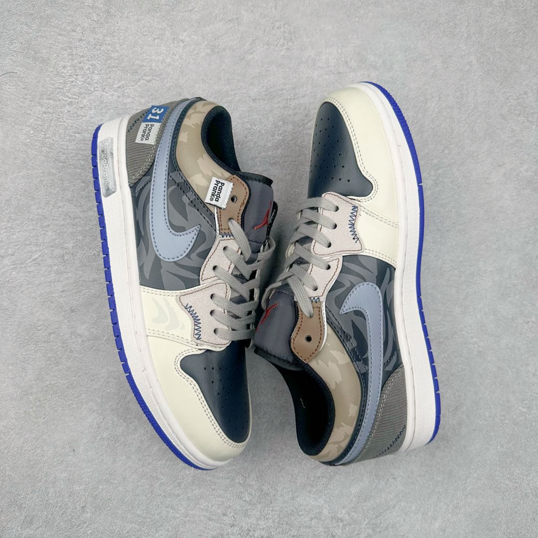 图片[3]-Air Jordan AJ1 Low 低帮定制 DM5688-101 原厂内置气垫魔块 A模大底 头层小牛皮 鞋舌AJ原厂专用牛津布+AJ专用反口珍珠布+原厂无杂质高弹内里海棉+特殊封边弹力鞋带 尺码：36 36.5 37.5 38 38.5 39 40 40.5 41 42 42.5 43 44 44.5 45 46 47.5-选品中心