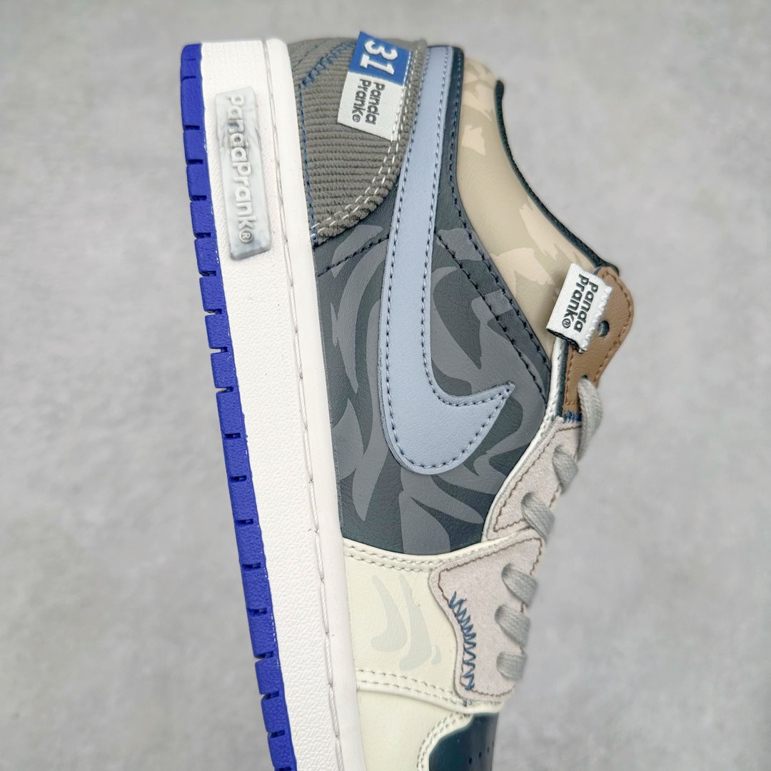 图片[6]-Air Jordan AJ1 Low 低帮定制 DM5688-101 原厂内置气垫魔块 A模大底 头层小牛皮 鞋舌AJ原厂专用牛津布+AJ专用反口珍珠布+原厂无杂质高弹内里海棉+特殊封边弹力鞋带 尺码：36 36.5 37.5 38 38.5 39 40 40.5 41 42 42.5 43 44 44.5 45 46 47.5-选品中心