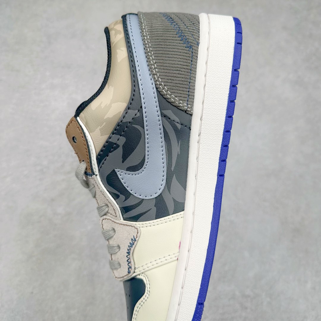 图片[7]-Air Jordan AJ1 Low 低帮定制 DM5688-101 原厂内置气垫魔块 A模大底 头层小牛皮 鞋舌AJ原厂专用牛津布+AJ专用反口珍珠布+原厂无杂质高弹内里海棉+特殊封边弹力鞋带 尺码：36 36.5 37.5 38 38.5 39 40 40.5 41 42 42.5 43 44 44.5 45 46 47.5-选品中心