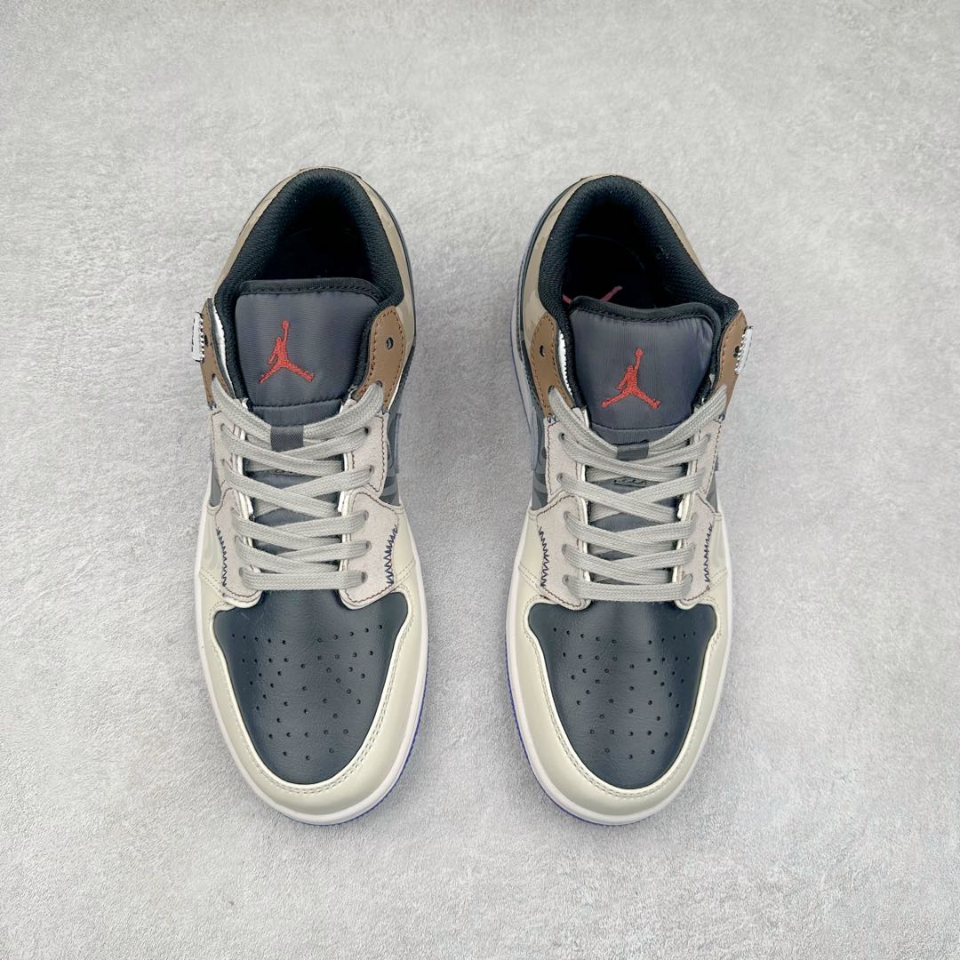 图片[2]-Air Jordan AJ1 Low 低帮定制 DM5688-101 原厂内置气垫魔块 A模大底 头层小牛皮 鞋舌AJ原厂专用牛津布+AJ专用反口珍珠布+原厂无杂质高弹内里海棉+特殊封边弹力鞋带 尺码：36 36.5 37.5 38 38.5 39 40 40.5 41 42 42.5 43 44 44.5 45 46 47.5-选品中心