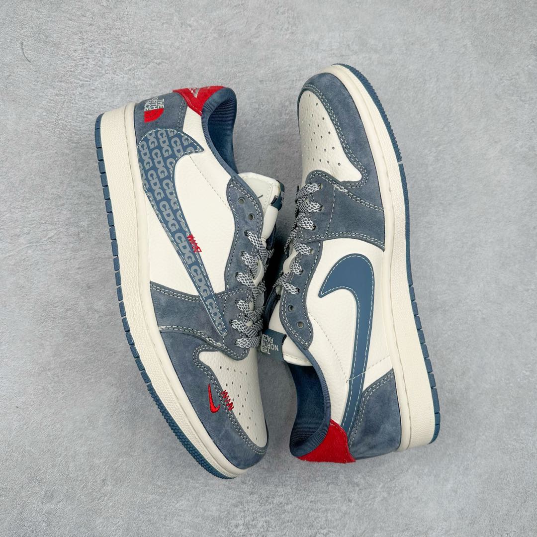 图片[3]-TS x Air Jordan AJ1 Low 倒钩低帮联名定制配色 DM9288-005 原厂内置气垫魔块 A模大底 头层小牛皮 鞋舌AJ原厂专用牛津布+AJ专用反口珍珠布+原厂无杂质高弹内里海棉+特殊封边弹力鞋带 尺码：36 36.5 37.5 38 38.5 39 40 40.5 41 42 42.5 43 44 44.5 45 46 47.5-选品中心