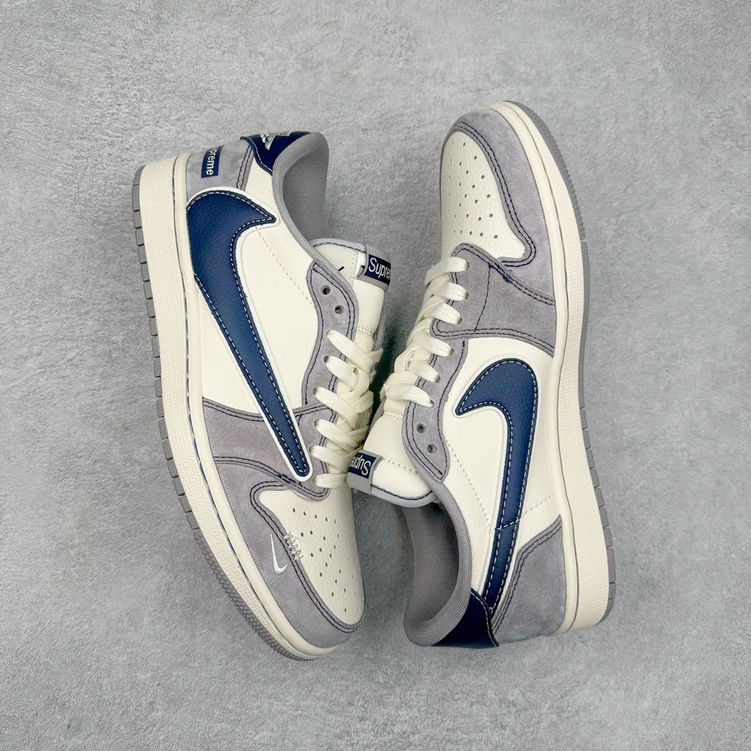 图片[3]-TS x Air Jordan AJ1 Low 倒钩低帮联名定制配色 DM9288-006 原厂内置气垫魔块 A模大底 头层小牛皮 鞋舌AJ原厂专用牛津布+AJ专用反口珍珠布+原厂无杂质高弹内里海棉+特殊封边弹力鞋带 尺码：36 36.5 37.5 38 38.5 39 40 40.5 41 42 42.5 43 44 44.5 45 46 47.5-选品中心
