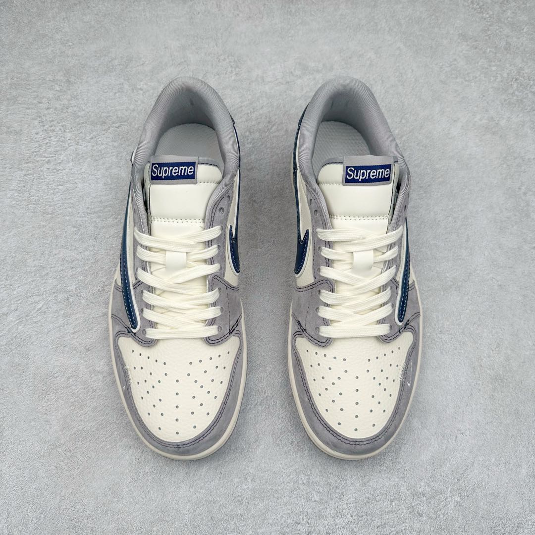 图片[2]-TS x Air Jordan AJ1 Low 倒钩低帮联名定制配色 DM9288-006 原厂内置气垫魔块 A模大底 头层小牛皮 鞋舌AJ原厂专用牛津布+AJ专用反口珍珠布+原厂无杂质高弹内里海棉+特殊封边弹力鞋带 尺码：36 36.5 37.5 38 38.5 39 40 40.5 41 42 42.5 43 44 44.5 45 46 47.5-选品中心