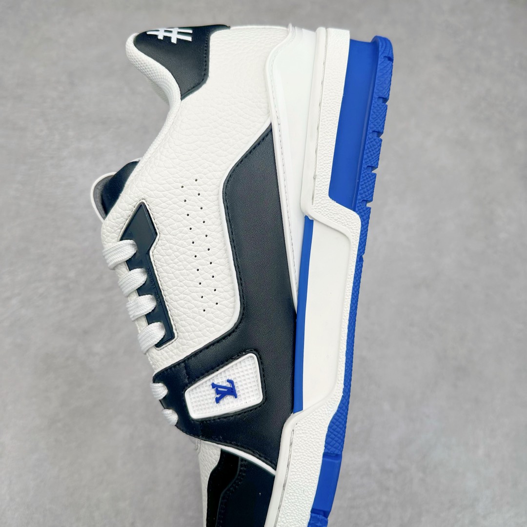 图片[7]-＃K1 Louis Vuitton Trainer lv时装走秀运动鞋 完美鞋型超高的清洁度 零毛边线头瑕疵 全套原楦原纸版原鞋开模 全网最具灵魂的版型 正确原装黄色鞋盒 正确中底印花 鞋面印花3D高频深度立体 全鞋电脑针车 紧密相连 针距密度一致 环保乳胶注塑鞋垫 厚度脚感还原原版 皮面裁剪部位 统一油边封口工艺 原装橡胶大底含胶量大底组合零偏差 专柜全套包装 防尘袋 说明书 质保卡 男女鞋 尺码：35 36 37 38 39 40 41 42 43 44 45-选品中心