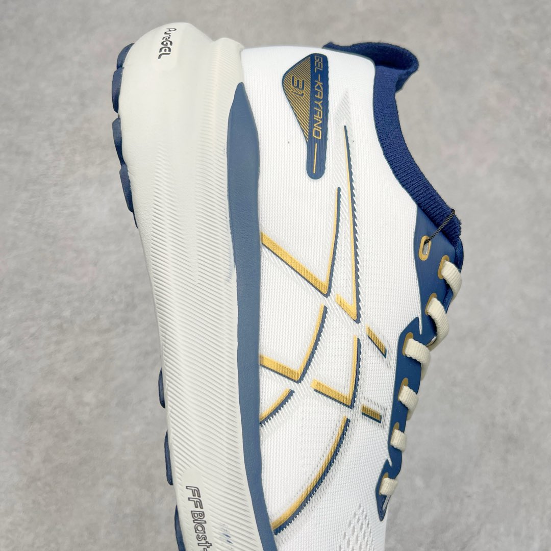 图片[6]-Asics Gel-Kayano 31 亚瑟士卡亚诺31代低帮专业有氧超轻量休闲运动全能慢跑鞋全球知名运动品牌ASICS正式推出新款GEL-KAYANO 31跑鞋，旨在通过全新稳定结构以提升产品可适性，满足跑者的足部稳定需求，让每一位跑者从起跑到结束都能够感受到焕然一新的稳定性与舒适性，从而帮助更多人找到身心平衡，获得自在舒适的健康生活方式。秉持着ASICS亚瑟士的设计哲学，全新一代GEL-KAYANO 31应运而生。为进一步升级产品的稳定性，GEL-KAYANO 31采用了全新4D引导系统，通过内侧稳定装置提升可适性，满足足部稳定需求，帮助足弓迅速返回到平衡位置。作为基于生物力学研究打造的全新稳定结构，4D引导系统不仅提升了跑鞋对双脚的支撑性，它还将人体不同的运动状态纳入设计考量，帮助跑者在多种跑动强度下获得充足的稳定性和理想的舒适度。尺码：36 37 37.5 38 39.5 40 40.5 41.5 42 42.5 43.5 44 44.5 45-选品中心