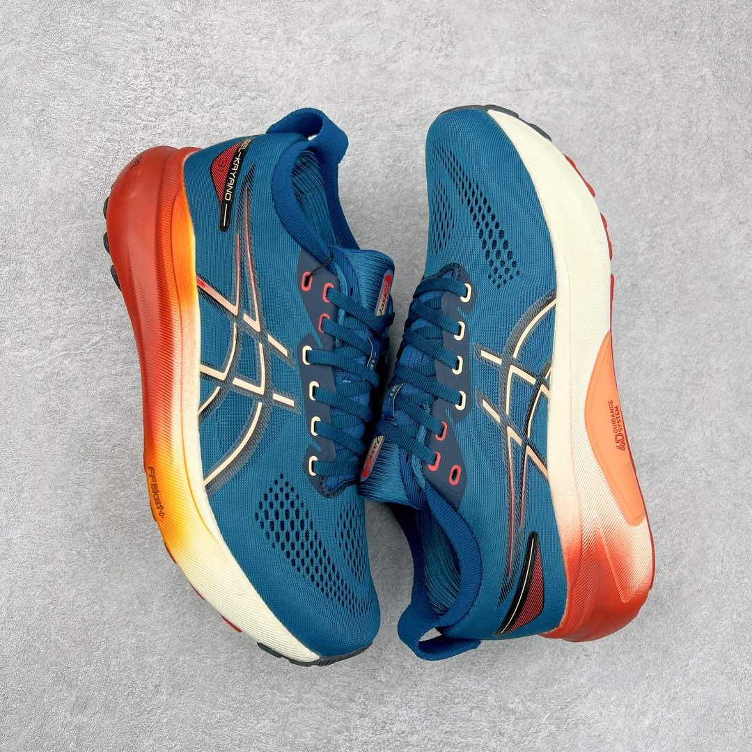 图片[3]-Asics Gel-Kayano 31 亚瑟士卡亚诺31代低帮专业有氧超轻量休闲运动全能慢跑鞋全球知名运动品牌ASICS正式推出新款GEL-KAYANO 31跑鞋，旨在通过全新稳定结构以提升产品可适性，满足跑者的足部稳定需求，让每一位跑者从起跑到结束都能够感受到焕然一新的稳定性与舒适性，从而帮助更多人找到身心平衡，获得自在舒适的健康生活方式。秉持着ASICS亚瑟士的设计哲学，全新一代GEL-KAYANO 31应运而生。为进一步升级产品的稳定性，GEL-KAYANO 31采用了全新4D引导系统，通过内侧稳定装置提升可适性，满足足部稳定需求，帮助足弓迅速返回到平衡位置。作为基于生物力学研究打造的全新稳定结构，4D引导系统不仅提升了跑鞋对双脚的支撑性，它还将人体不同的运动状态纳入设计考量，帮助跑者在多种跑动强度下获得充足的稳定性和理想的舒适度。尺码：36 37 37.5 38 39.5 40 40.5 41.5 42 42.5 43.5 44 44.5 45-选品中心