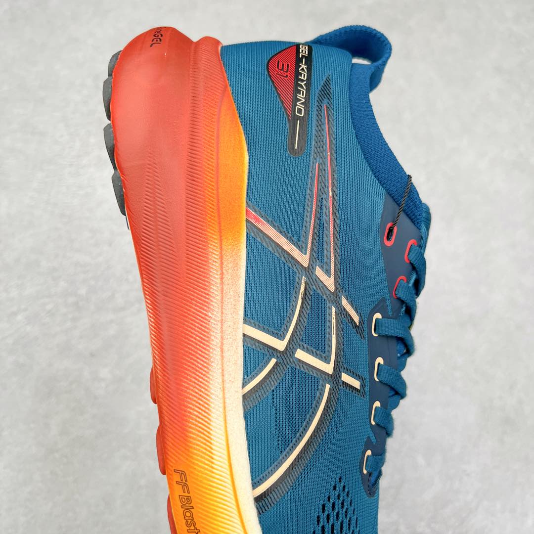 图片[6]-Asics Gel-Kayano 31 亚瑟士卡亚诺31代低帮专业有氧超轻量休闲运动全能慢跑鞋全球知名运动品牌ASICS正式推出新款GEL-KAYANO 31跑鞋，旨在通过全新稳定结构以提升产品可适性，满足跑者的足部稳定需求，让每一位跑者从起跑到结束都能够感受到焕然一新的稳定性与舒适性，从而帮助更多人找到身心平衡，获得自在舒适的健康生活方式。秉持着ASICS亚瑟士的设计哲学，全新一代GEL-KAYANO 31应运而生。为进一步升级产品的稳定性，GEL-KAYANO 31采用了全新4D引导系统，通过内侧稳定装置提升可适性，满足足部稳定需求，帮助足弓迅速返回到平衡位置。作为基于生物力学研究打造的全新稳定结构，4D引导系统不仅提升了跑鞋对双脚的支撑性，它还将人体不同的运动状态纳入设计考量，帮助跑者在多种跑动强度下获得充足的稳定性和理想的舒适度。尺码：36 37 37.5 38 39.5 40 40.5 41.5 42 42.5 43.5 44 44.5 45-选品中心
