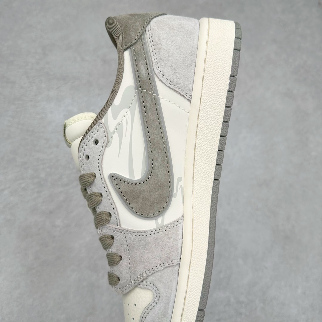 图片[7]-TS x Air Jordan AJ1 Low 倒钩低帮联名定制配色 DM6688-610 原厂内置气垫魔块 A模大底 头层小牛皮 鞋舌AJ原厂专用牛津布+AJ专用反口珍珠布+原厂无杂质高弹内里海棉+特殊封边弹力鞋带 尺码：36 36.5 37.5 38 38.5 39 40 40.5 41 42 42.5 43 44 44.5 45 46 47.5-选品中心