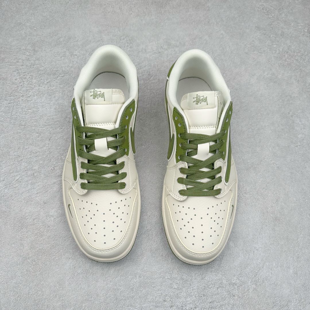 图片[2]-TS x Air Jordan AJ1 Low 倒钩低帮联名定制配色 DM6688-602 原厂内置气垫魔块 A模大底 头层小牛皮 鞋舌AJ原厂专用牛津布+AJ专用反口珍珠布+原厂无杂质高弹内里海棉+特殊封边弹力鞋带 尺码：36 36.5 37.5 38 38.5 39 40 40.5 41 42 42.5 43 44 44.5 45 46 47.5-选品中心