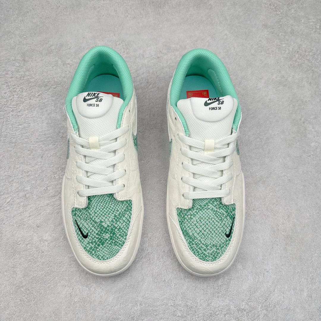 图片[2]-NK SB Force 58 空军58系列低帮休闲运动滑板板鞋 CZ2959-301 鞋面由帆布和麂皮拼接 层次感丰富 搭配硫化外底 耐磨耐穿 鞋舌及中底后跟处饰有SB Logo 表明鞋款身份 采用包边设计 经久耐穿 硫化结构则有效提升灵活性 穿上这款全新推出的创意力作 助你耀动街头 尺码：36 36.5 37.5 38 38.5 39 40 40.5 41 42 42.5 43 44 45-选品中心