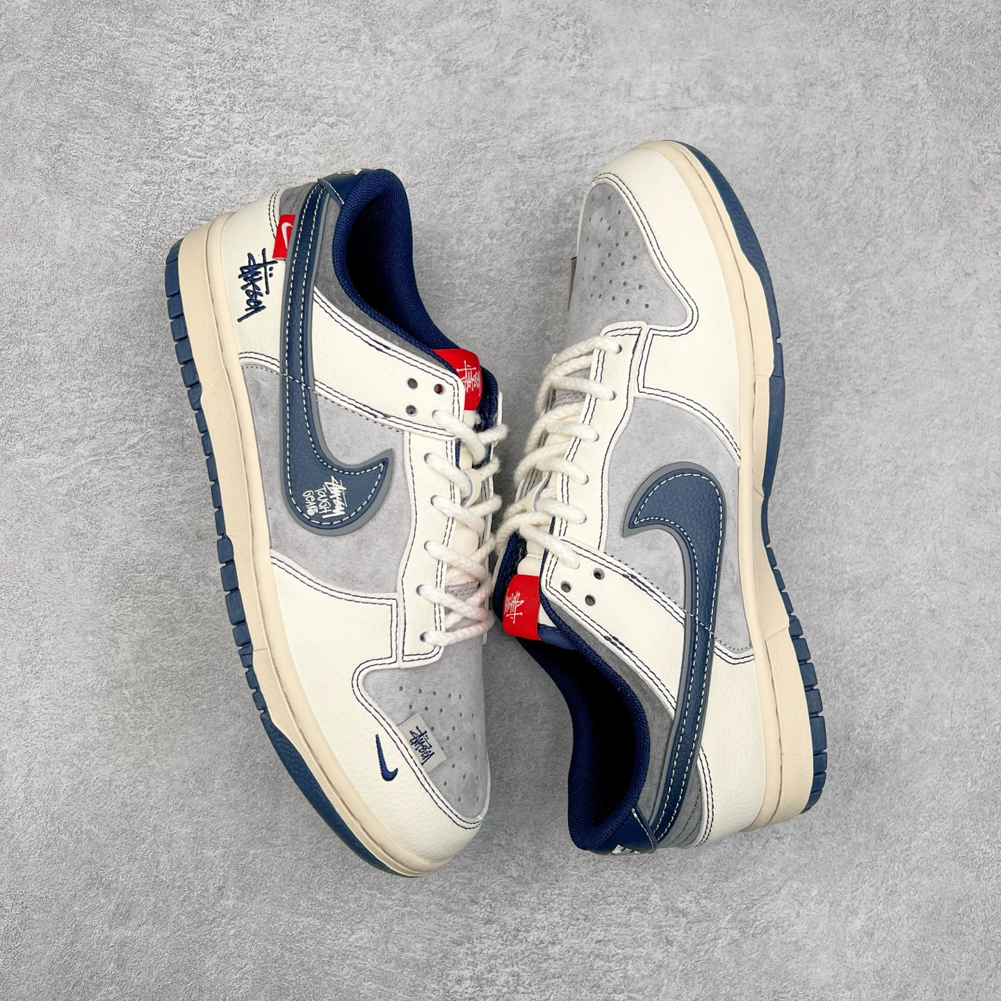 图片[3]-NK Dunk Low 定制配色 DM6868-044 大厂出品 极力推荐 原装头层材料 独家版型蒸餾加工帶來的是更好的视觉和脚感体验大厂纯原品质出货 清洁度 电绣工艺 皮料切割干净无任何毛边 细节完美 尺码：36 36.5 37.5 38 38.5 39 40 40.5 41 42 42.5 43 44 44.5 45-选品中心