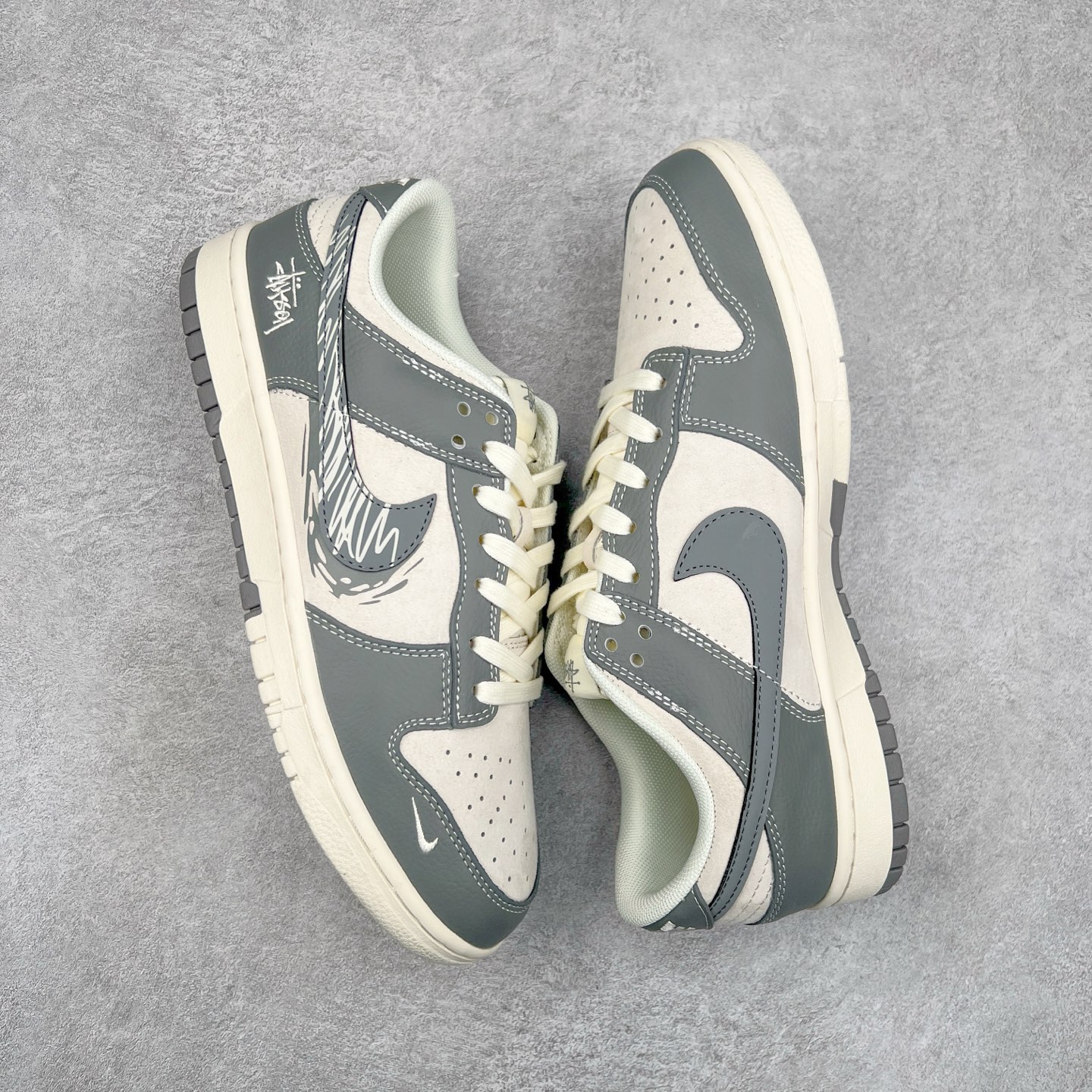 图片[3]-NK Dunk Low 定制配色 DM6868-024 大厂出品 极力推荐 原装头层材料 独家版型蒸餾加工帶來的是更好的视觉和脚感体验大厂纯原品质出货 清洁度 电绣工艺 皮料切割干净无任何毛边 细节完美 尺码：36 36.5 37.5 38 38.5 39 40 40.5 41 42 42.5 43 44 44.5 45-选品中心