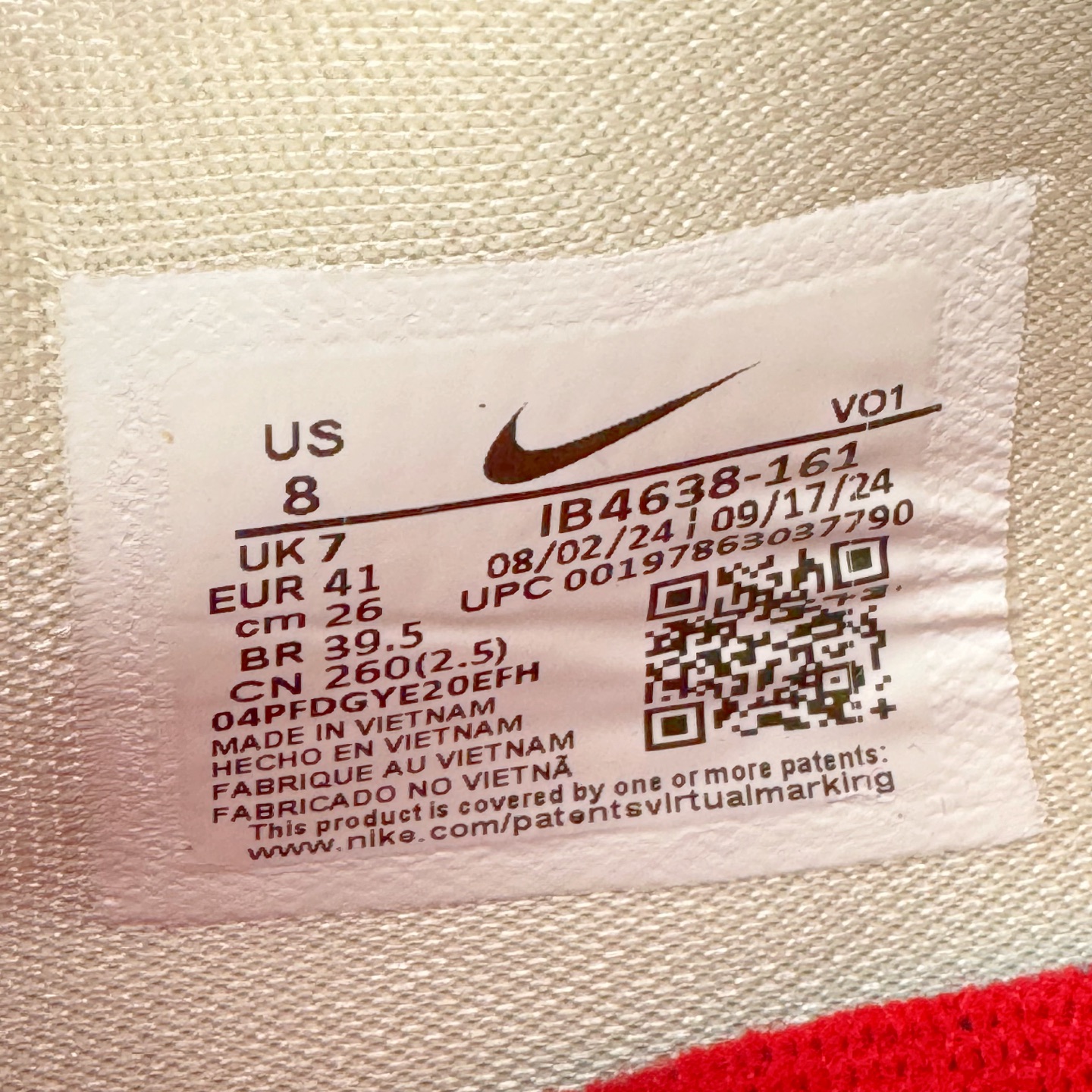 图片[13]-＃K版纯原 NK Hyperdunk HD2017 Low EP 实战篮球鞋 米白红 IB4638-161 实战神鞋 绝迹单品 圈内高端零售大神实体冲Z唯一指定的渠道版本 目前可过各类鉴定或无法鉴定 能操作的私聊 非PT本地产物 品控细节要求做到极致完美 材料细节质感百分百区别市面任意代号纯原版本 不惧任何对比 市场独一档的产物 实体冲Z标准严格把控 每一处细节分毫不差 原汁原味公司货的味道 尺码：39 40 40.5 41 42 42.5 43 44 44.5 45 46 47.5\\r-选品中心