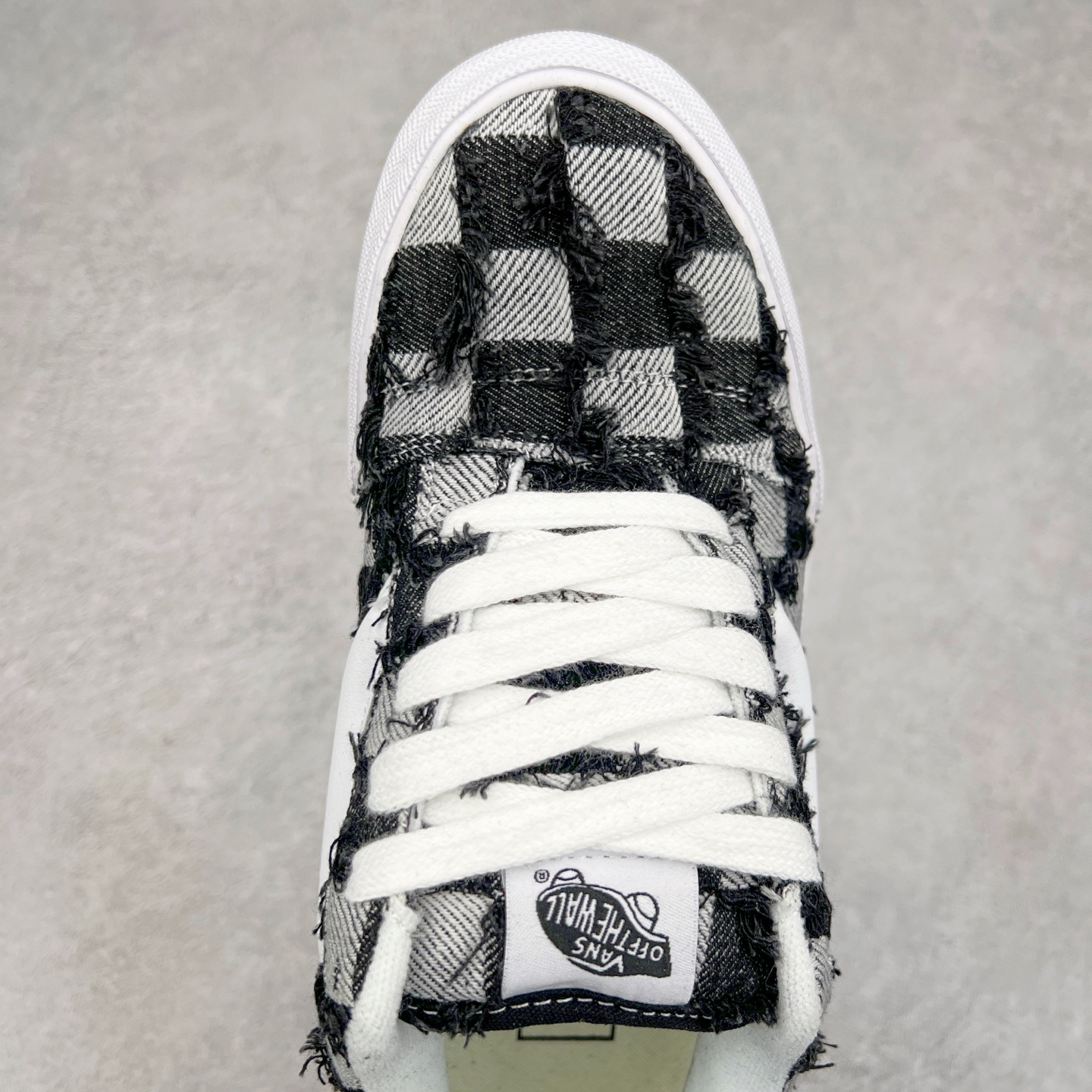 图片[4]-Vans Knu Skool 蛇年限定 蓝色方格流苏牛津布特色工艺 范斯低帮复古休闲胖胖面包鞋 尺码：35 36 36.5 37 38 38.5 39 40 40.5 41 42 42.5 43 44-选品中心