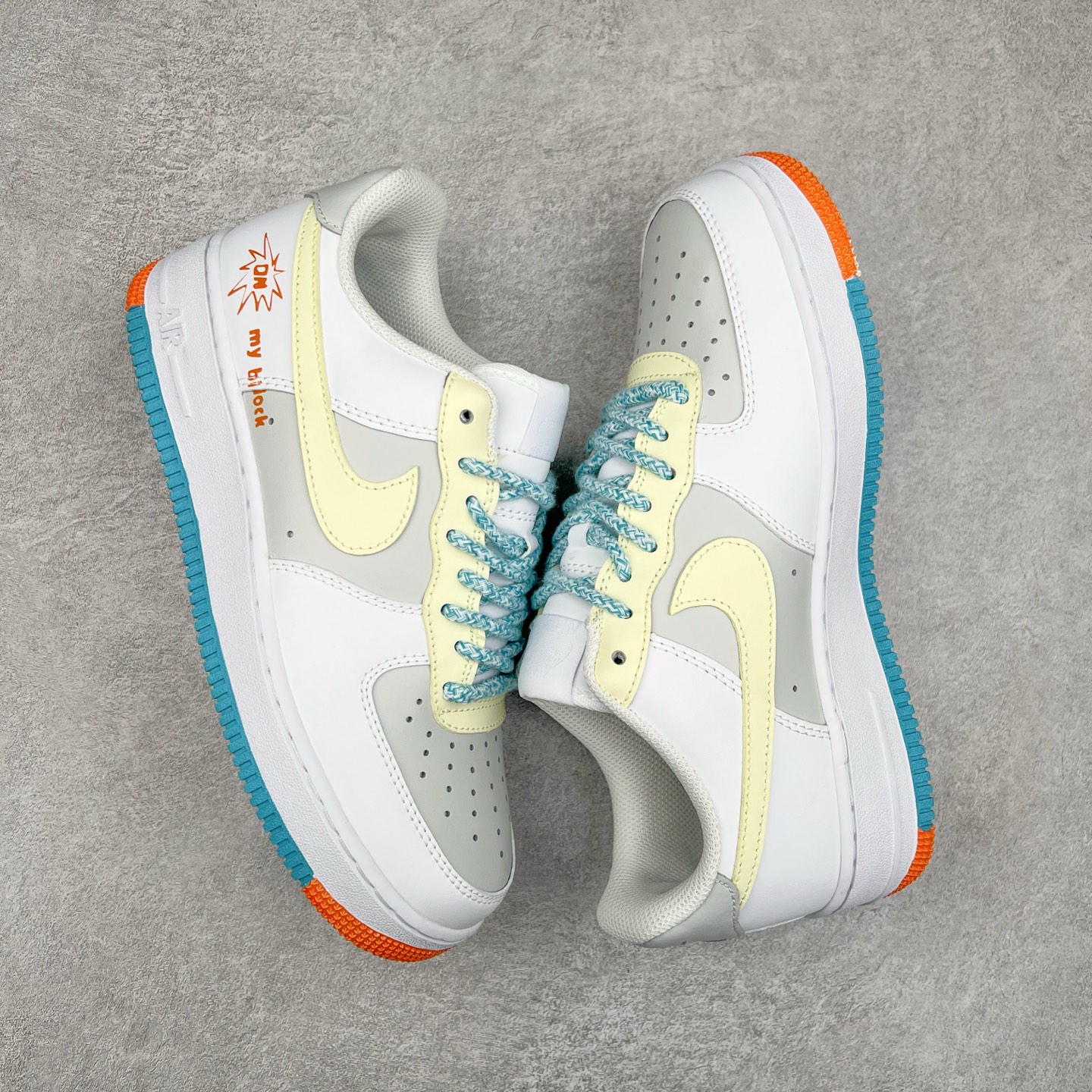 图片[3]-＃特价福利 NK Air Force 1´07 Low 空军一号百搭休闲运动板鞋 DIY得物定制配色 柔软、弹性十足的缓震性能和出色的中底设计 横跨复古与现代的外型结合 造就出风靡全球三十多年的Force 1 直到今天还深受青睐 尺码：35.5 36 36.5 37.5 38 38.5 39 40 40.5 41 42 42.5 43 44 44.5 45-选品中心