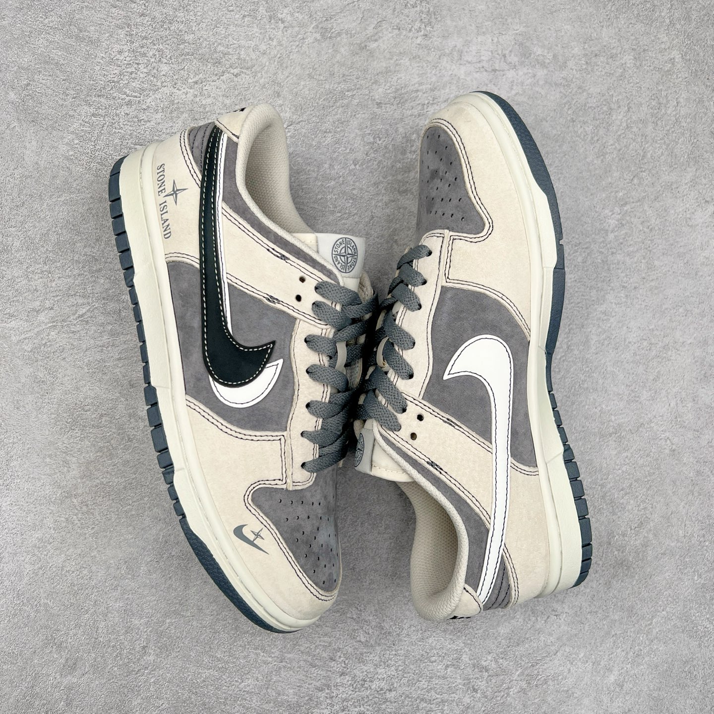 图片[3]-NK Dunk Low 定制配色 DJ2024-087 大厂出品 极力推荐 原装头层材料 独家版型蒸餾加工帶來的是更好的视觉和脚感体验大厂纯原品质出货 清洁度 电绣工艺 皮料切割干净无任何毛边 细节完美 尺码：36 36.5 37.5 38 38.5 39 40 40.5 41 42 42.5 43 44 44.5 45-选品中心