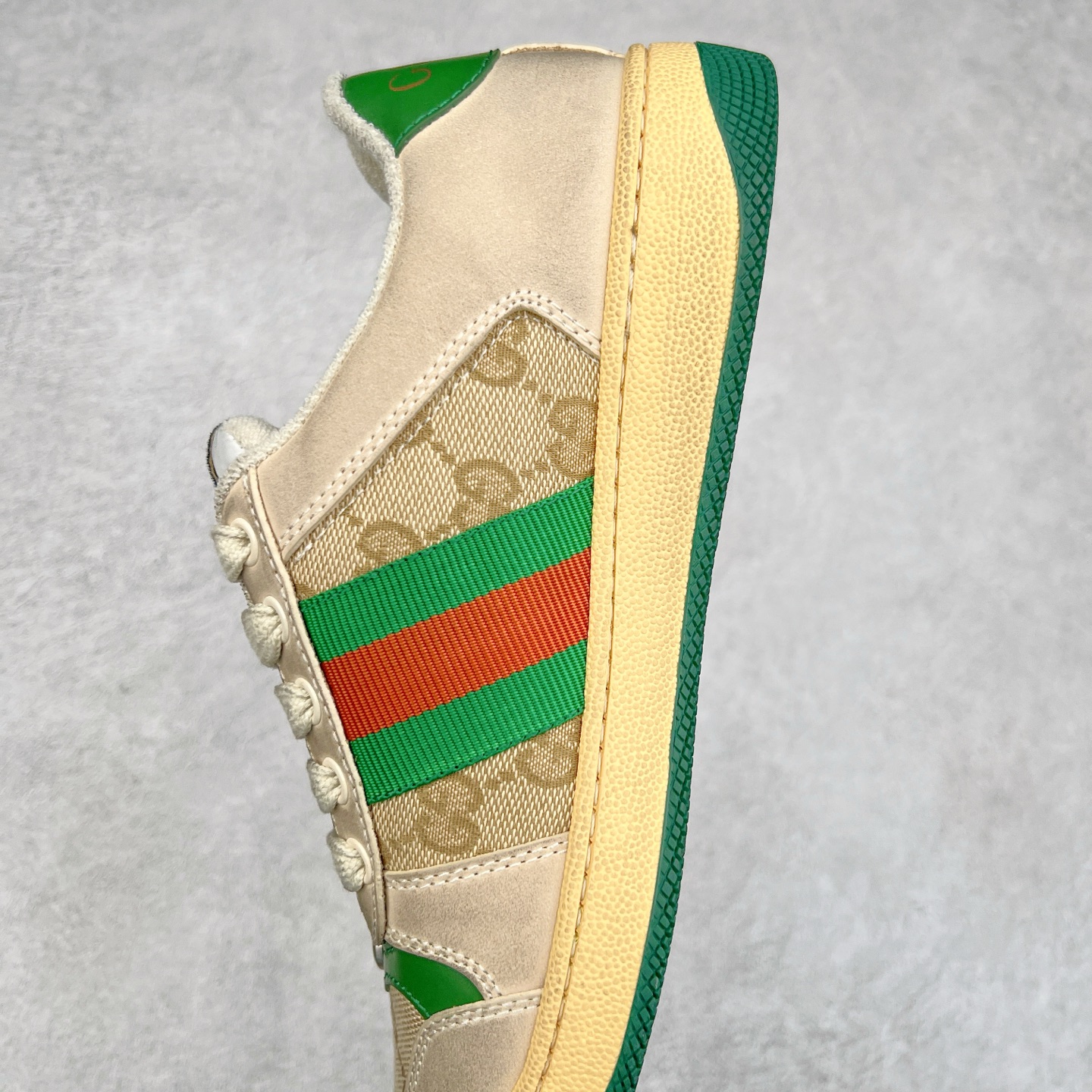 图片[7]-Gucci 古驰 Screener 运动休闲时装奢侈品系列 GG珐琅扣 擦脏做旧小脏鞋 高端零售海淘商家混卖版本 东莞纯原品质 原鞋对照工艺生产 原厂一致色泽度玛瑙珐琅GG扣 原版一致鞋舌鞋带处擦脏工艺 全套原版包装外盒配件 意大利进口磨砂头层牛皮 后跟原版一致哑光丝印烫金字体 全网独家复刻细节 ）同源出厂真丝绸防尘鞋套袋 原装雪梨形超软沙绒纸团 工艺无缝细空胶技术 原版一致私模开发大底 尺码：35 36 37 38 39 40 41 42 43 44 45-选品中心